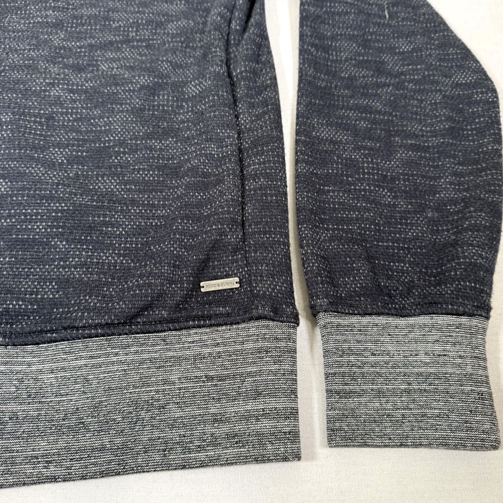Rodd & Gunn Rodd & Gunn Jacket Mens L Gray Full Zip Knit Bomber Italian Yarn Size US L / EU 52-54 / 3 - 3 Thumbnail