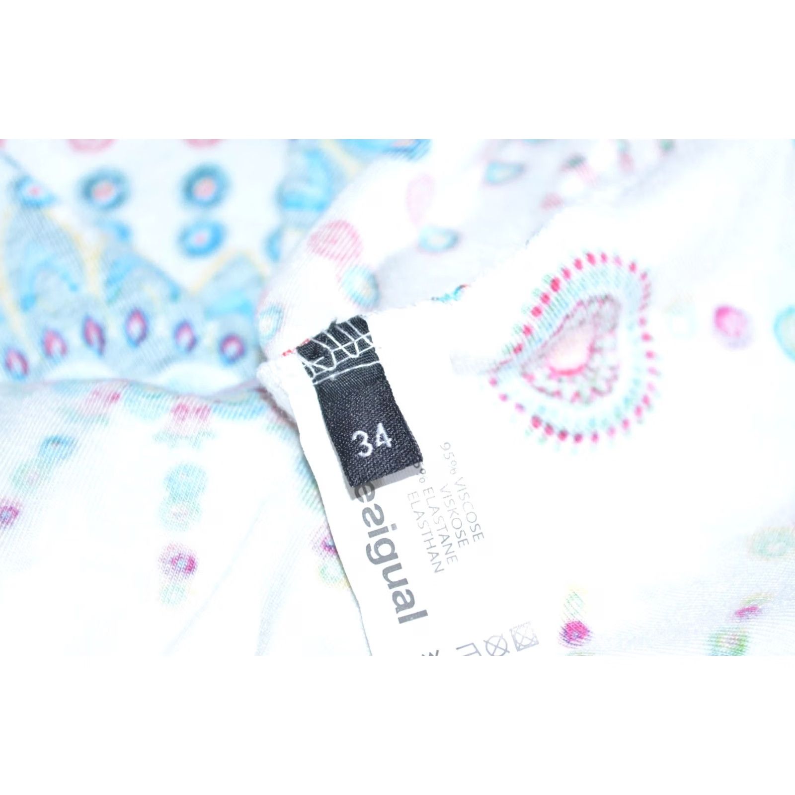 Desigual Desigual White Mini Dress Sleeveless Size 34 Womens Dress Casual Party/Cocktail Travel Spring Summer Size XXS / US 00 / IT 34 - 6 Thumbnail