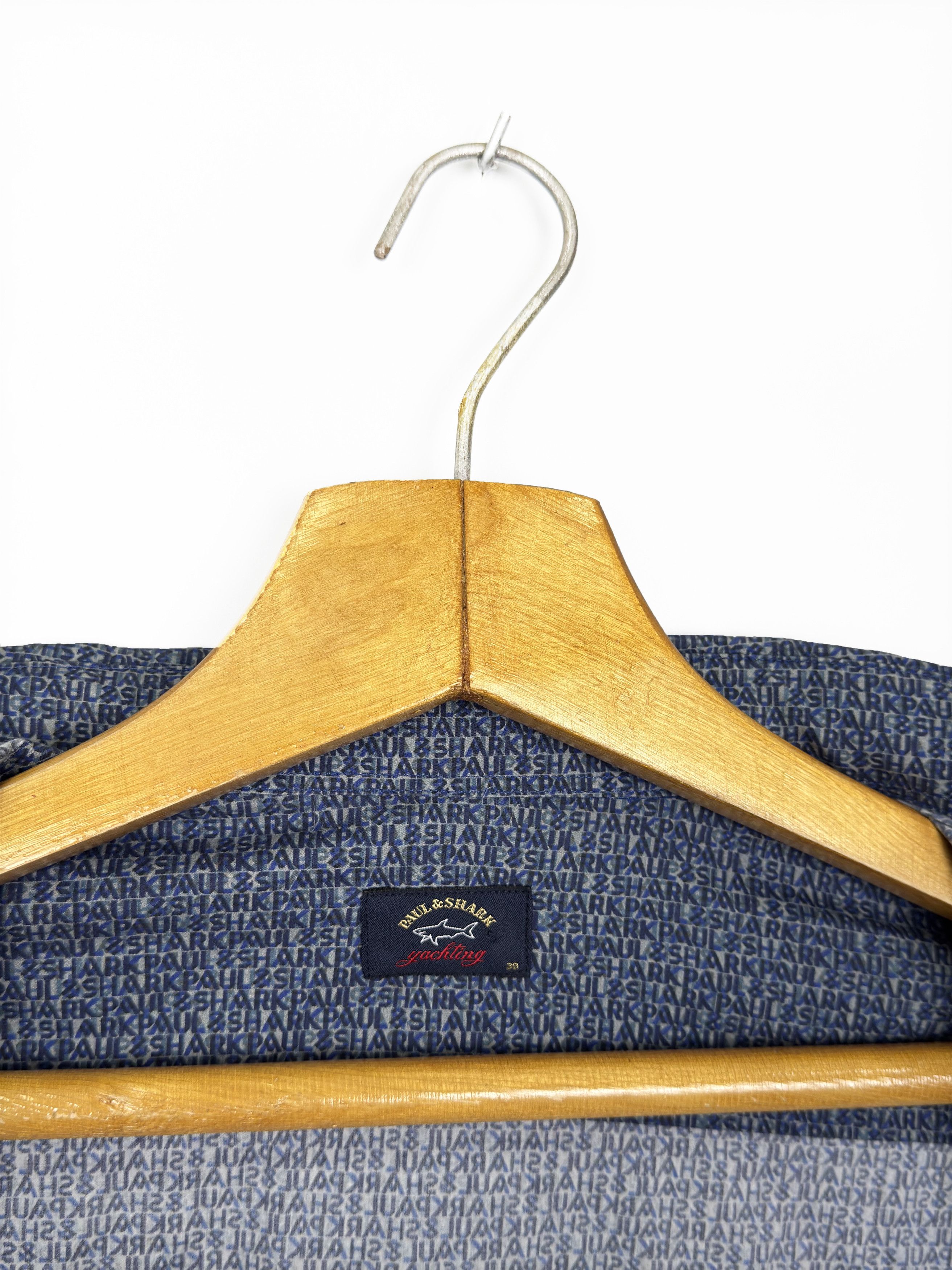 Paul & Shark Paul & Shark Yachting Monogram Button Ups Shirt Size US M / EU 48-50 / 2 - 7 Thumbnail