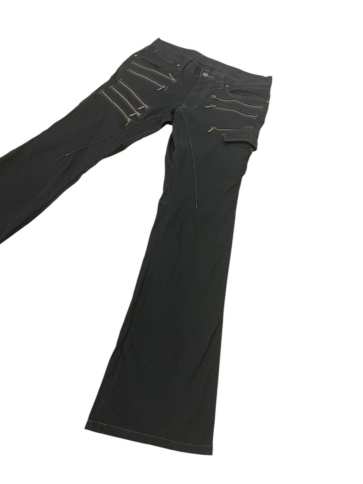 Tornado Mart Flare Pant Tornado Mart Goth Low Rise Stretch goa amiri 2🟦3 Size US 30 / EU 46 - 3 Thumbnail