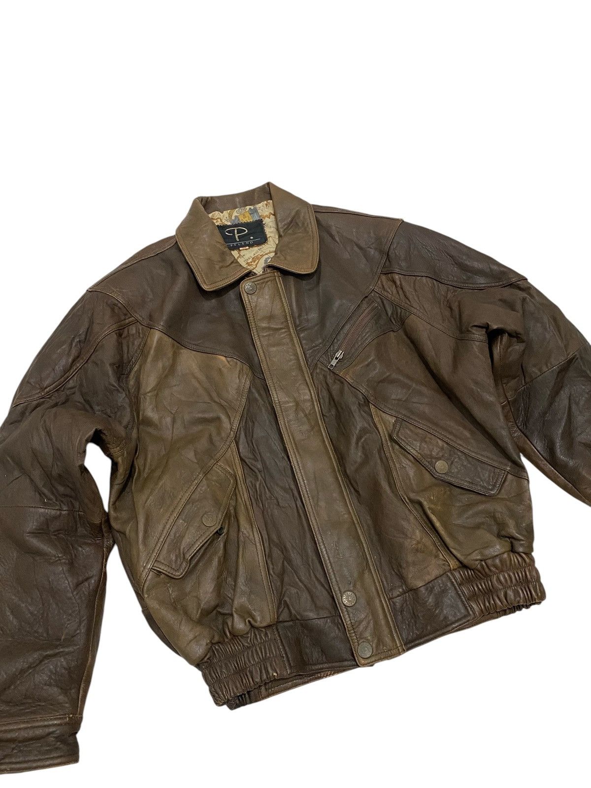 Buzz Rickson's × Genuine Leather Peleno Genuine Leather Bomber Jacket Size US M / EU 48-50 / 2 - 2 Thumbnail
