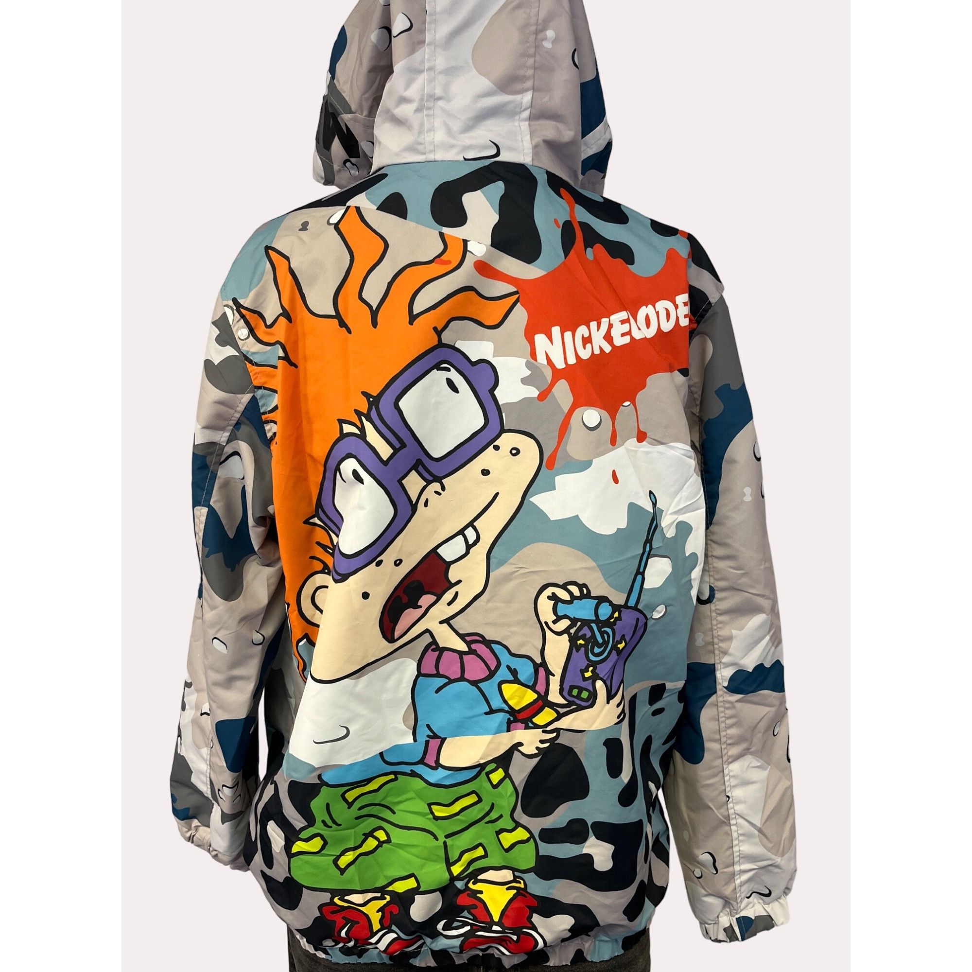 Members Only Members Only X Nickelodeon Men's Grey Camo Rugrats Windbreak Size US M / EU 48-50 / 2 - 2 Thumbnail