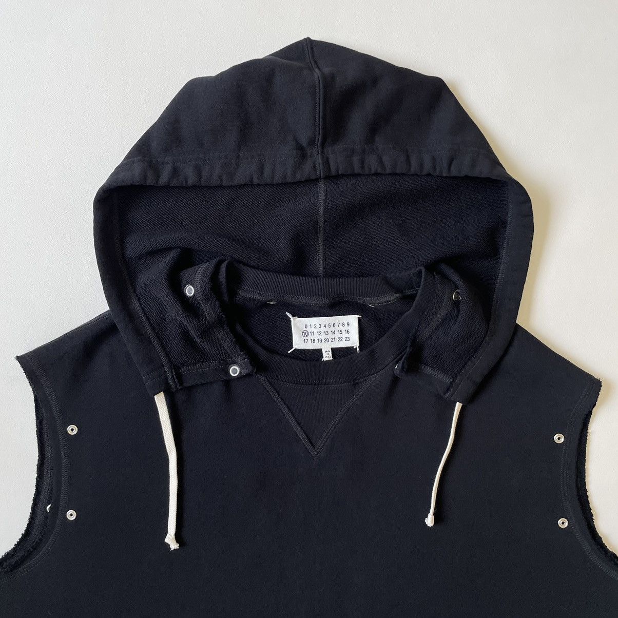 Maison Margiela S/S 17 Popper Sleeve Sweatshirt Vest Size US L / EU 52-54 / 3 - 4 Thumbnail