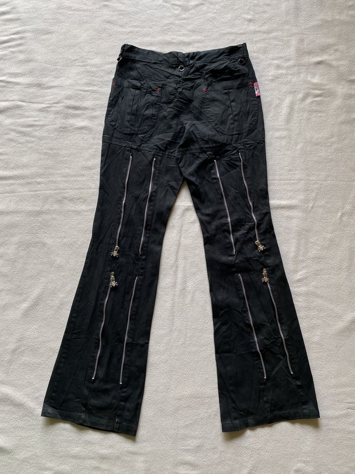 mad puks bondage flare pants y2k - メルカリ