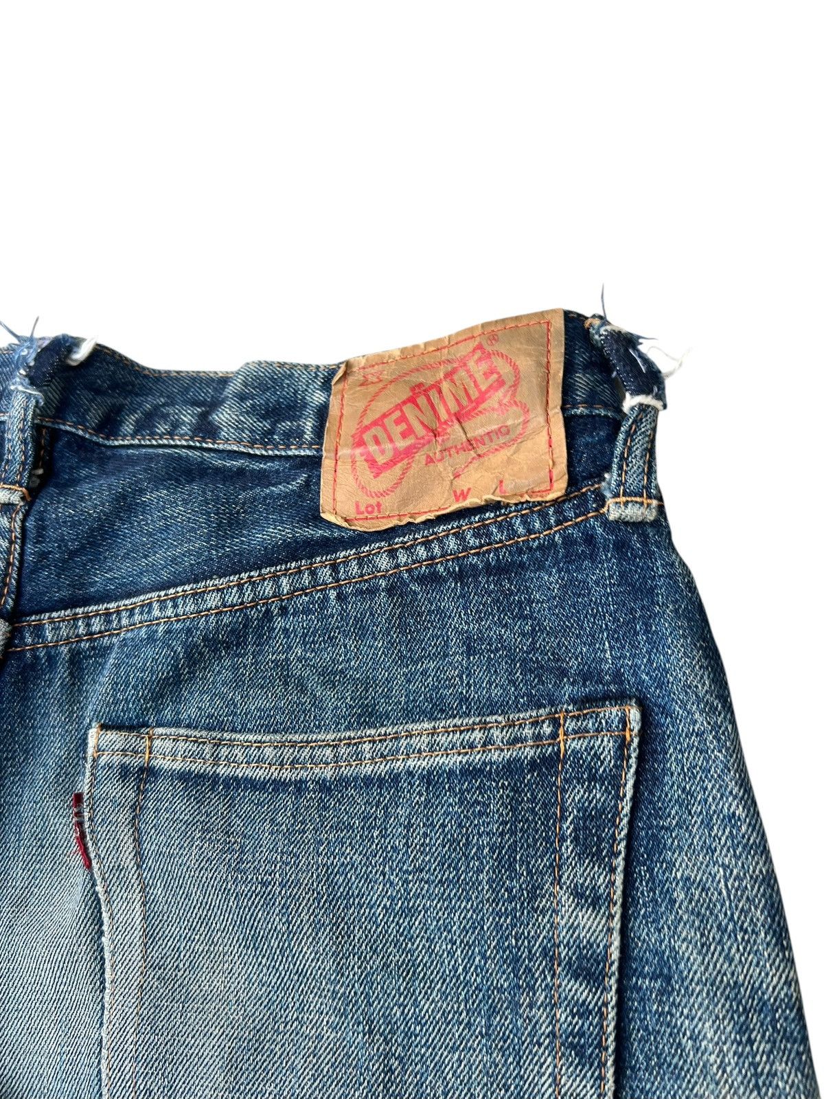 Denime Vintage DENIME Japan Dirty Mud Denim Selvedge Jeans Size US 31 - 21 Thumbnail