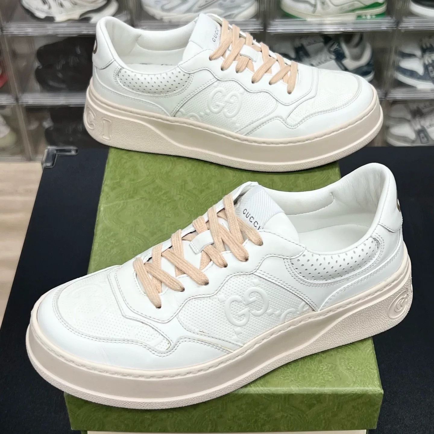Gucci Gucci Pink Shoes Low Top High Top Size US S / EU 44-46 / 1 - 1 Thumbnail