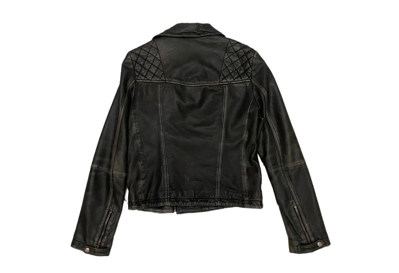 Allsaints Cargo Distressed Leather Biker Jacket Size S / US 4 / IT 40 - 6 Thumbnail