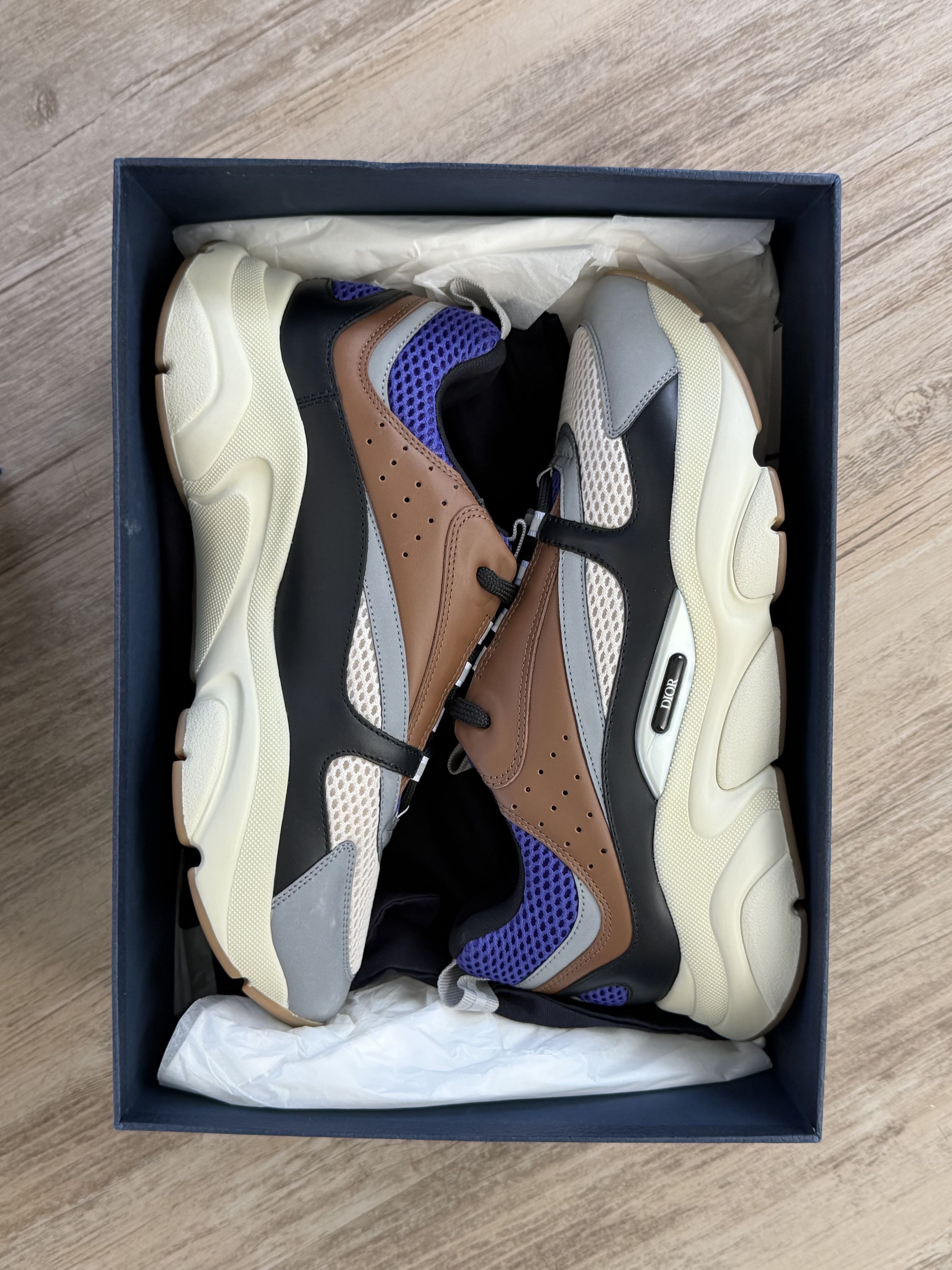 Dior DIor B22 Brown/Indigo Size US 10 / EU 43 - 2 Thumbnail