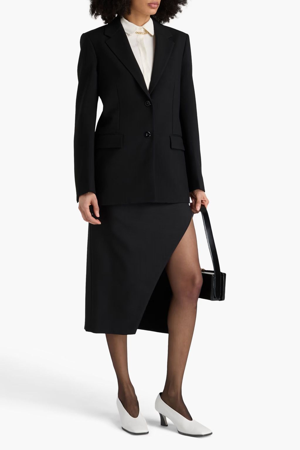 Jil Sander o1w1db10825 Jacket in Black Size S / US 4 / IT 40 - 3 Thumbnail