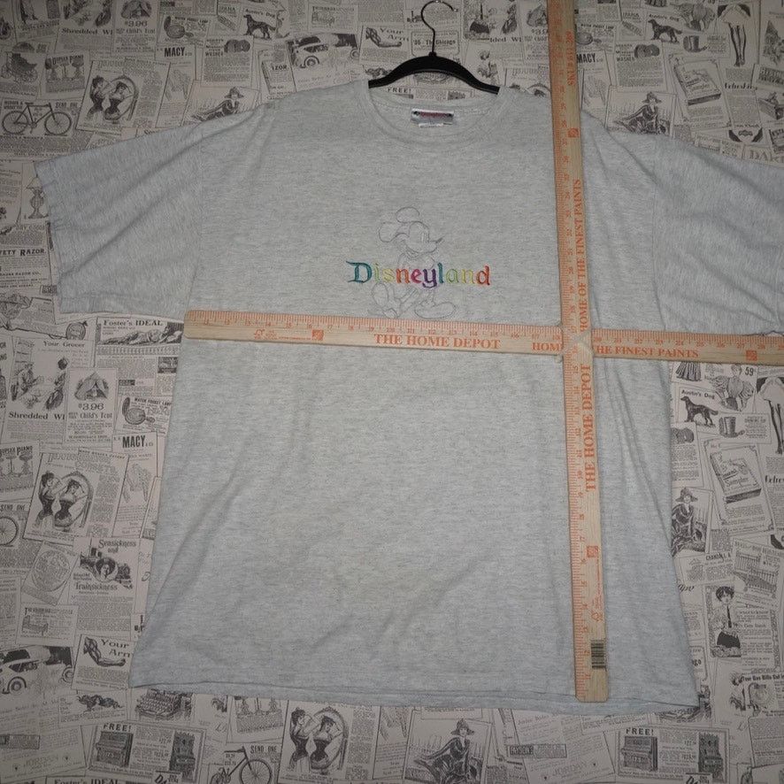 Disney XXL - Vintage Y2K Disneyland rainbow 1990s embroider t-shirt Size US XXL / EU 58 / 5 - 4 Thumbnail