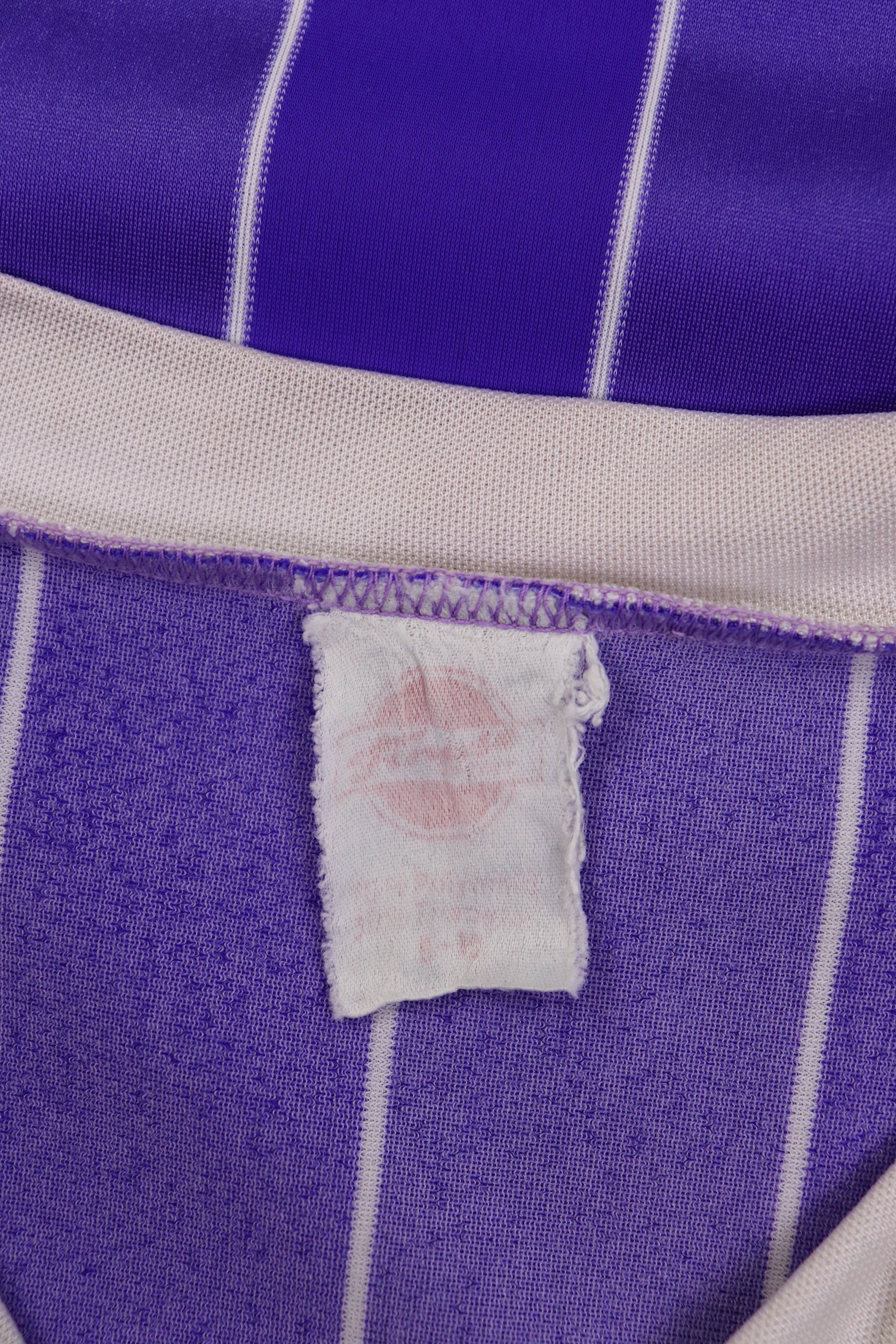 Vintage Die Continentale Vintage Striped Purple Soccer Jersey Shirt Size US L / EU 52-54 / 3 - 9 Thumbnail