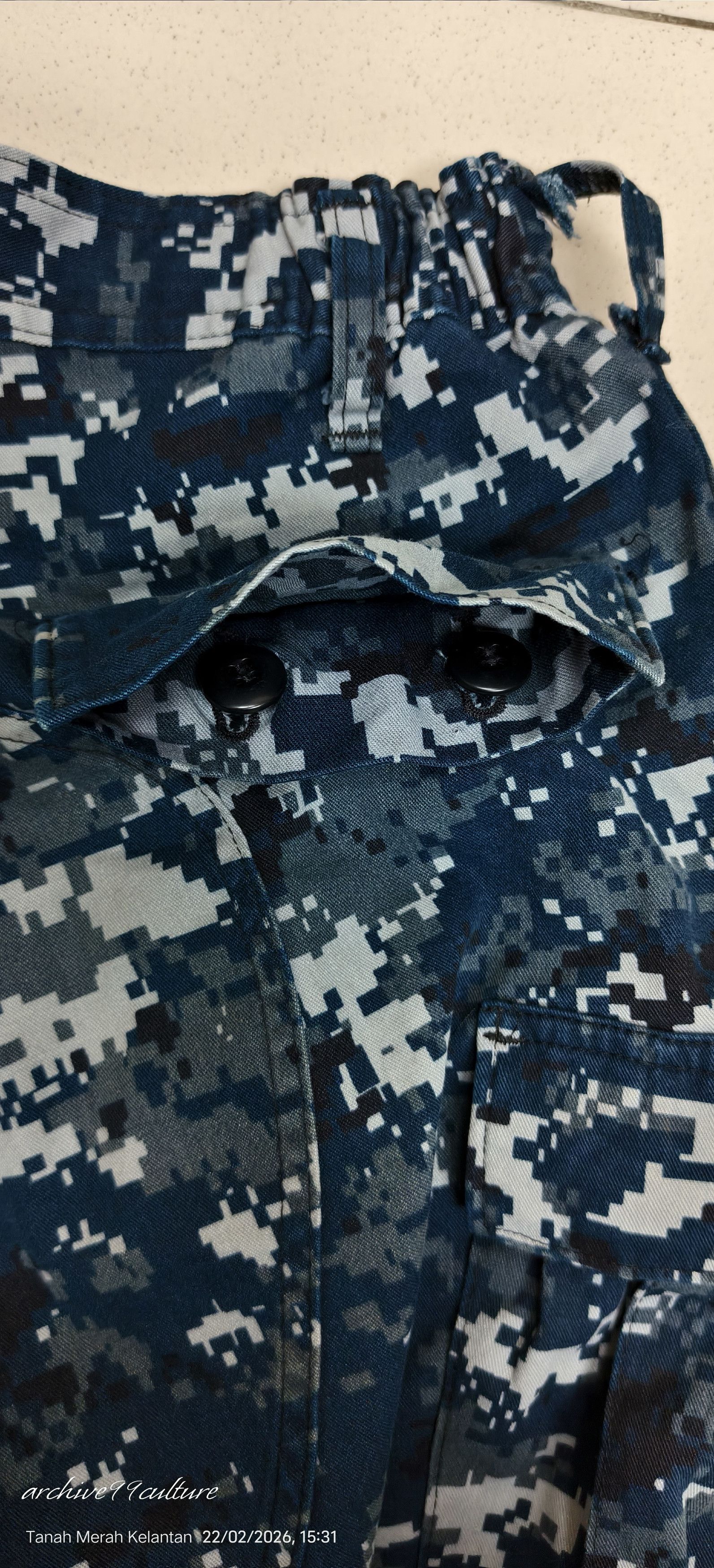Other US Navy NWU Type I "Blueberries" Digital Camo Custom Shorts Size US 28 / EU 44 - 8 Thumbnail