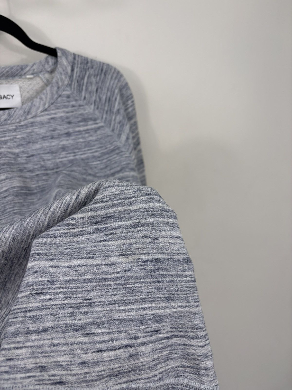 Our Legacy Our Legacy AW14 Blue Grey Melange Sweatshirt Pullover Size US L / EU 52-54 / 3 - 6 Thumbnail