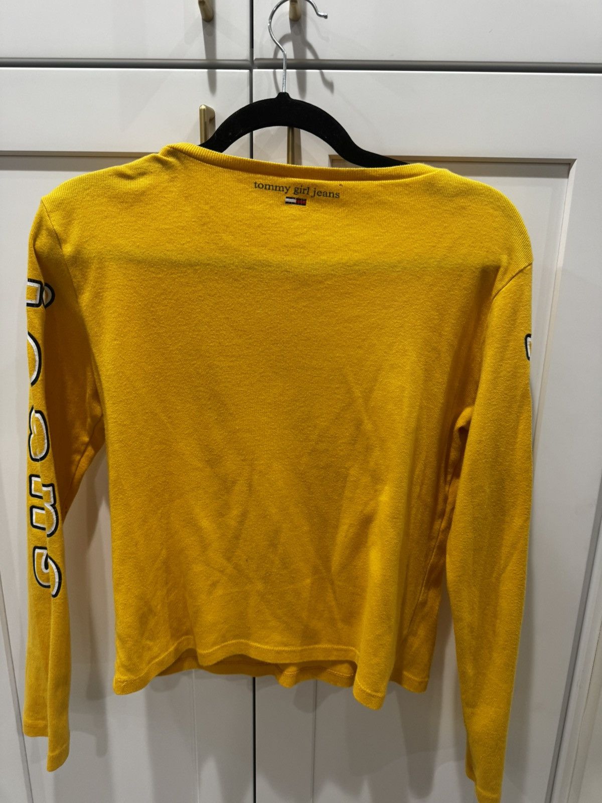 Tommy Hilfiger Tommy girl vintage yellow long sleeve Size S / US 4 / IT 40 - 4 Thumbnail