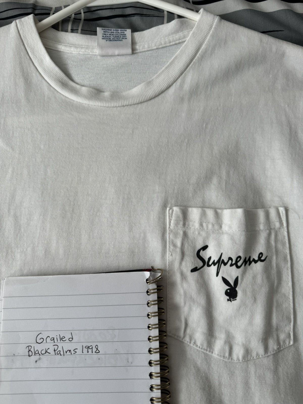 Playboy × Supreme Supreme Playboy Pocket T Shirt Size US L / EU 52-54 / 3 - 4 Thumbnail