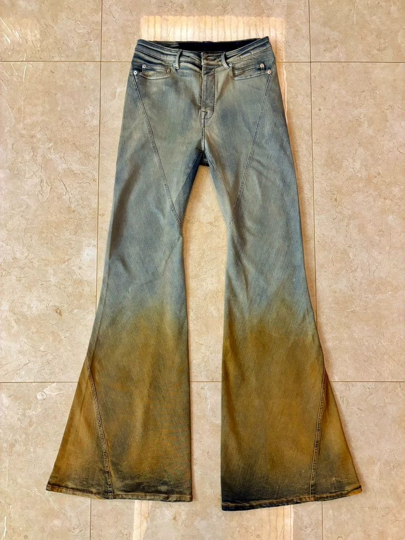 Rick Owens RICK OWENS 24SS Bias Boot cut Ro Duplex Gradient Orange Fl Size US 30 / EU 46 - 1 Thumbnail