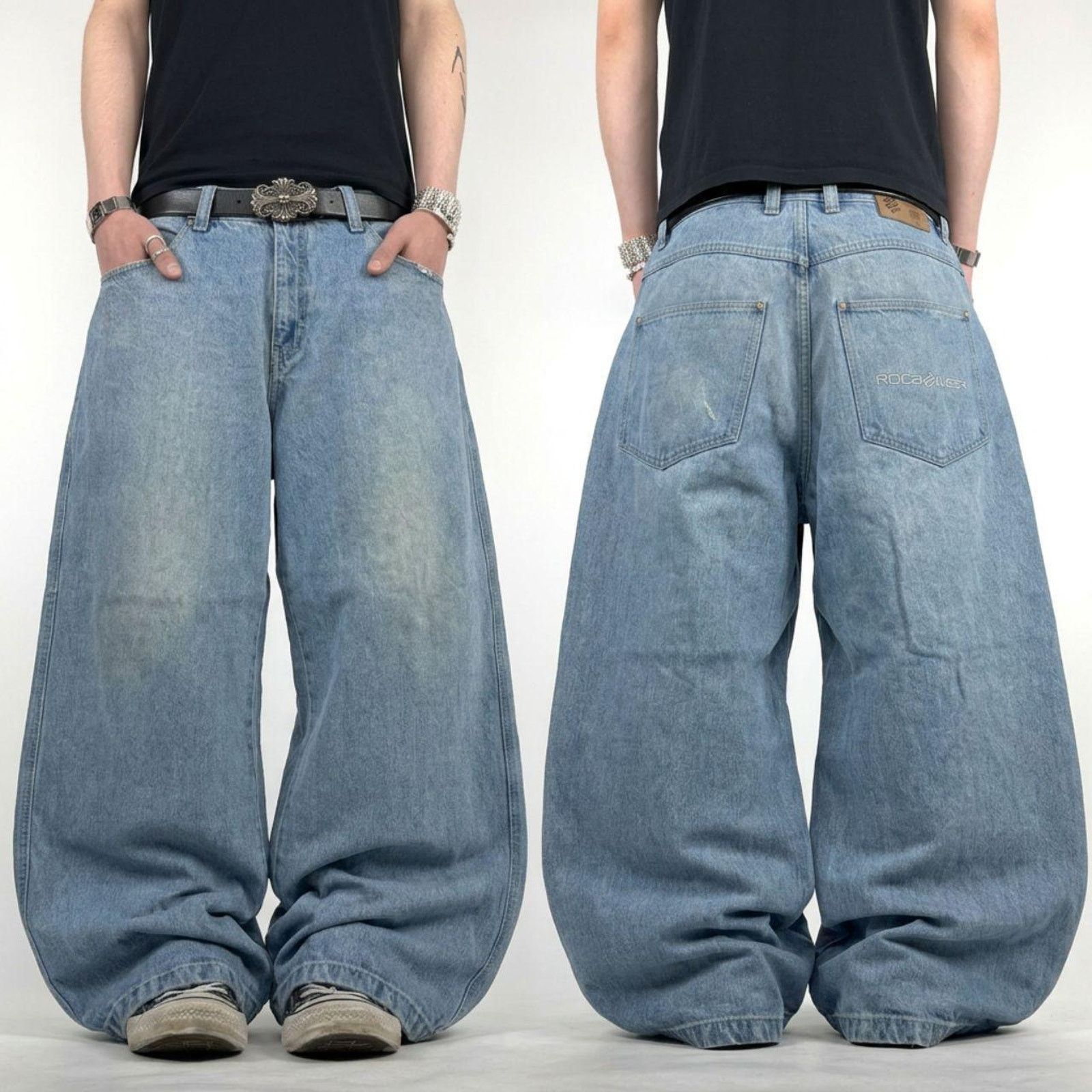 JNCO × Rocawear × Vintage Vintage y2k rocawear grunge archive faded baggy skater jeans Size US 35 - 1 Thumbnail