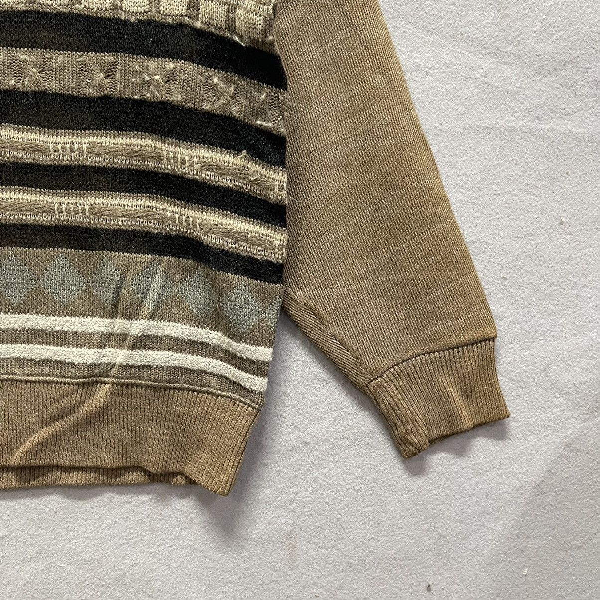 MCM Vintage 90s MCM Pattern Knit Sweater Made in Japan Size US M / EU 48-50 / 2 - 4 Thumbnail