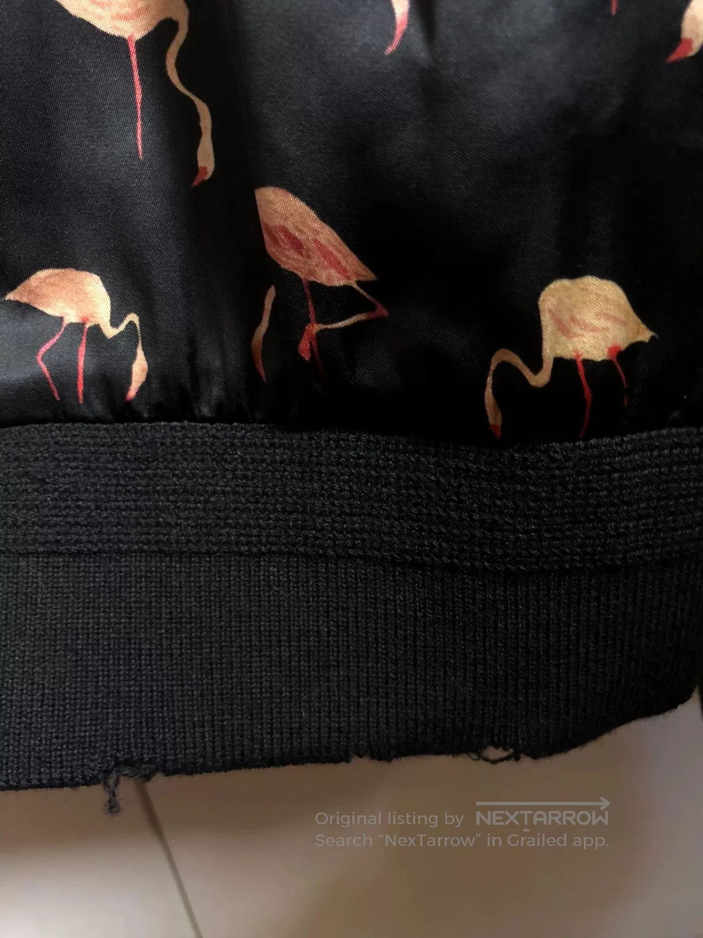 Saint Laurent Paris Saint Laurent Flamingo Print Silk Jacket. Size US L / EU 52-54 / 3 - 4 Thumbnail