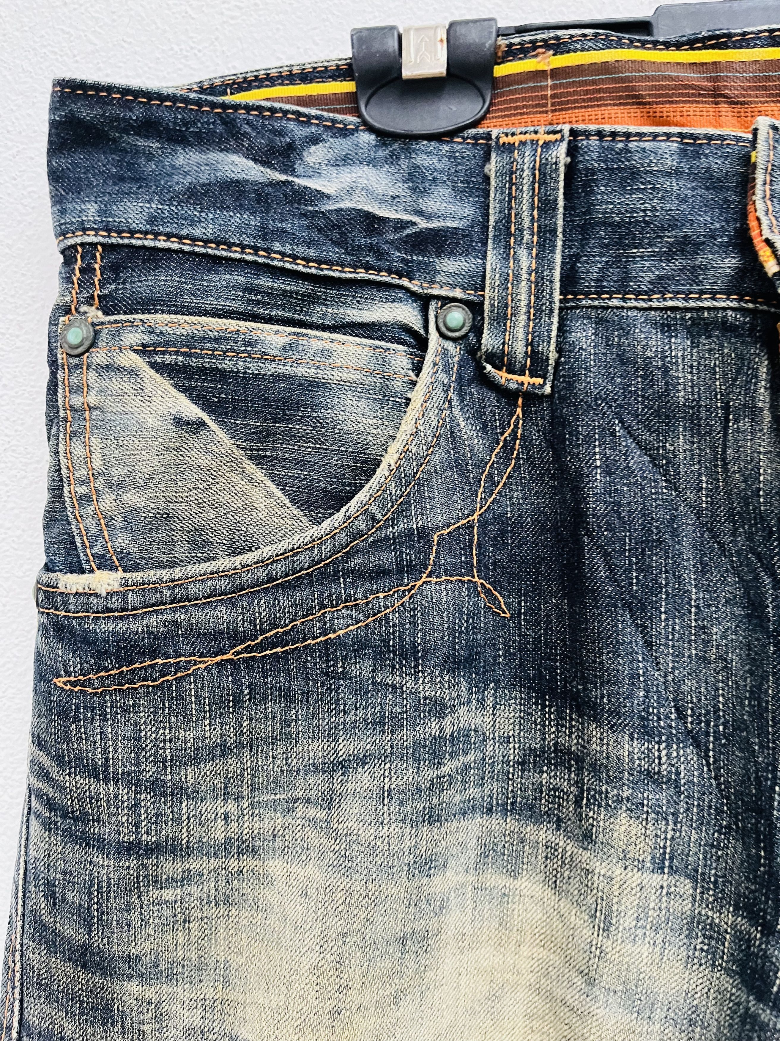 Japanese Brand × Wrangler Vintage Edwin Exclusive XV Japanese Distressed Fashion Style Size US 32 / EU 48 - 5 Thumbnail