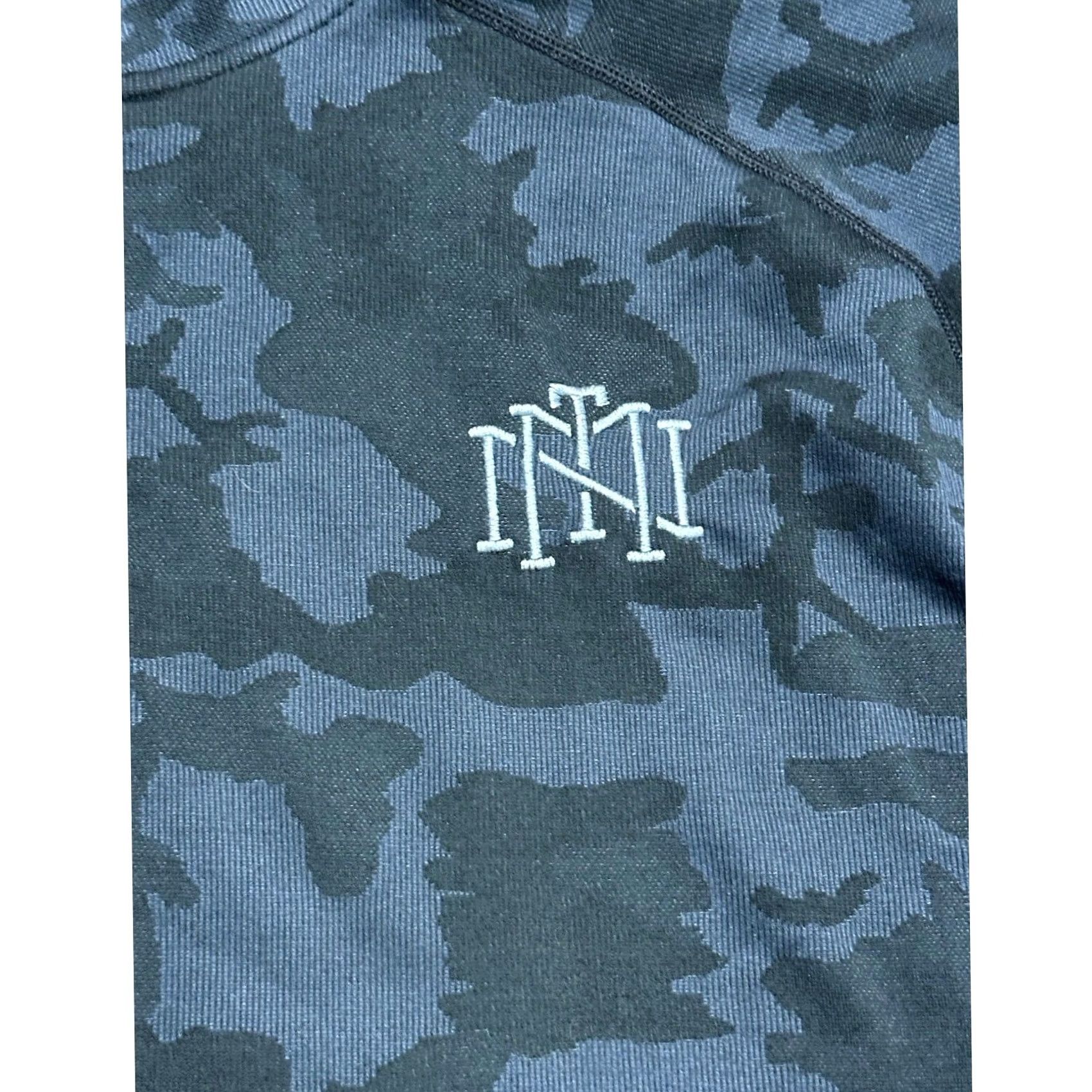 Vintage UNRL Golf Mens XL Gray Black Camo Rival Quarter Zip Pullover Mock Neck Long Sleeve Logo Activewear Pullover Size US XL / EU 56 / 4 - 3 Thumbnail