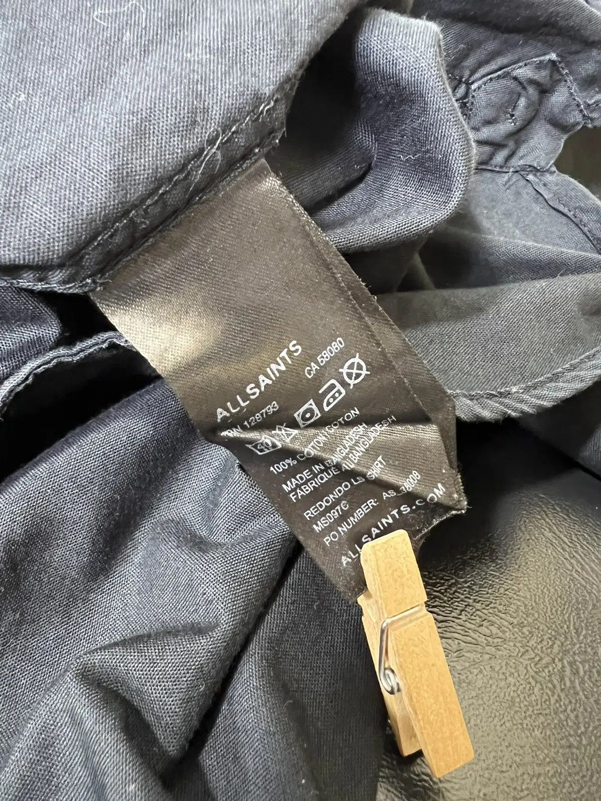 20471120 × Allsaints × Japanese Brand All Saints Redondo LS Shirt Size US L / EU 52-54 / 3 - 4 Thumbnail