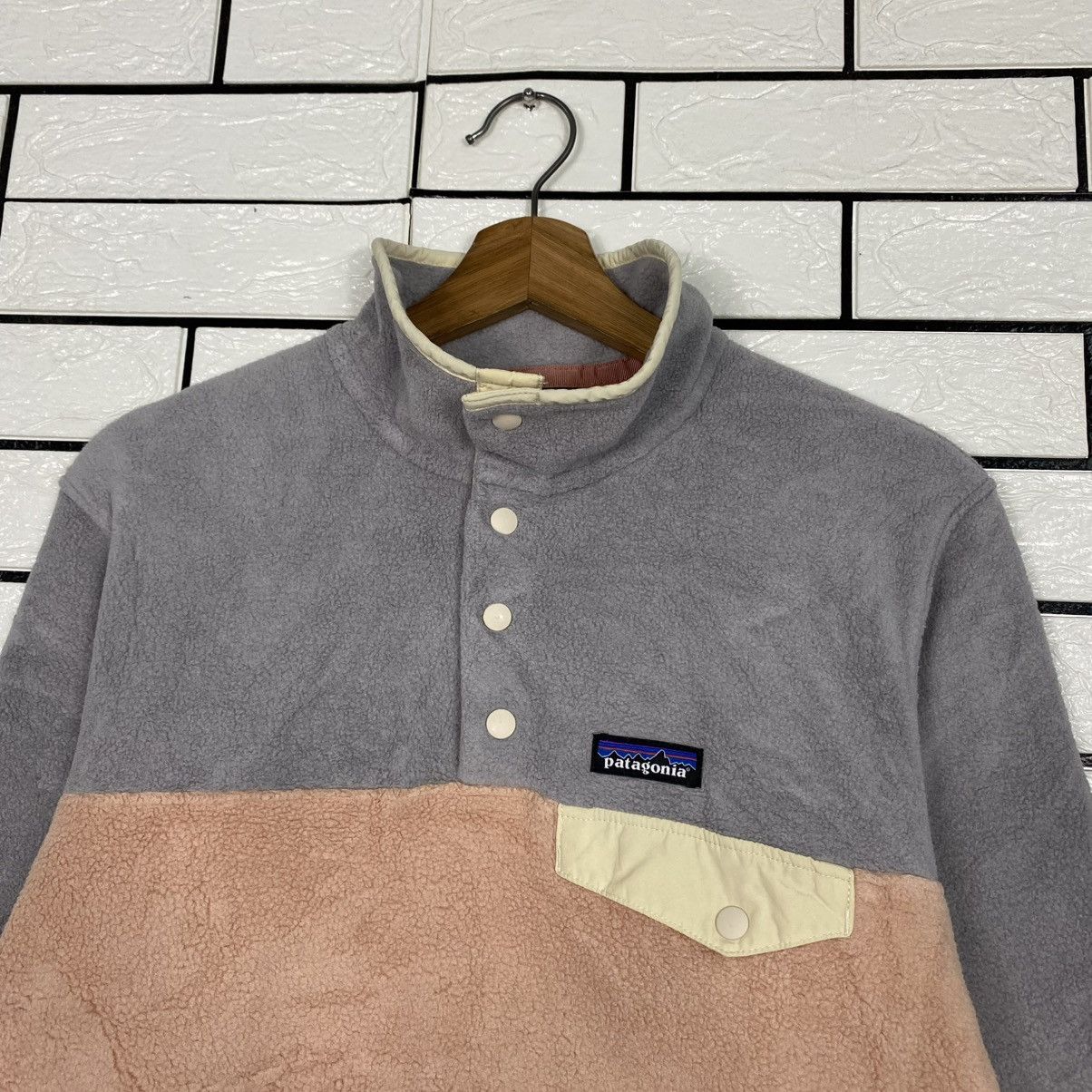 Patagonia 🔥VINTAGE SNAP BUTTON FLEECE JACKET PATAGONIA SYNCHILLA Size US S / EU 44-46 / 1 - 8 Thumbnail