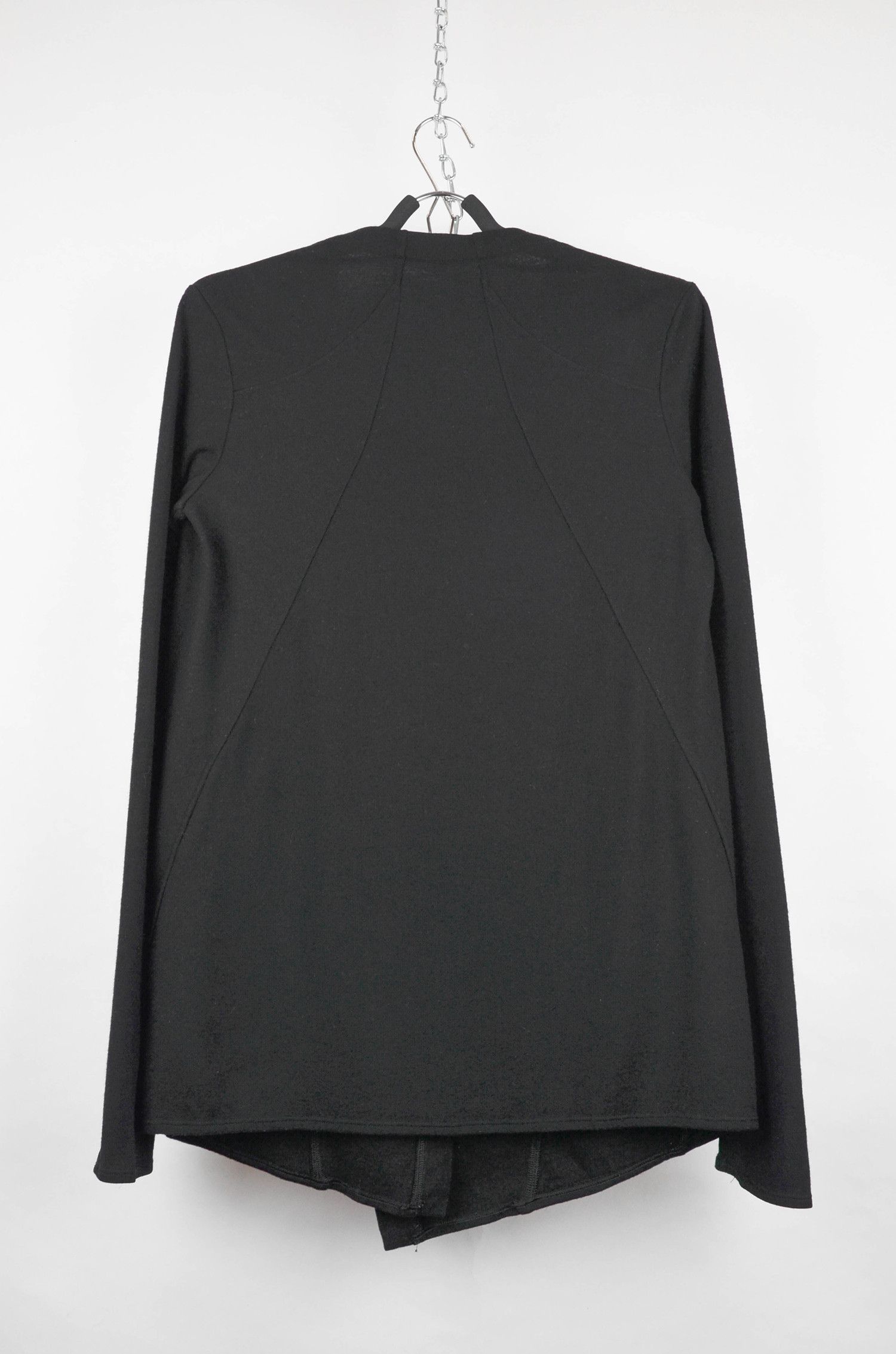 Helmut Lang Helmut Lang Draped Asymmetric Wool Cardigan - Size S Size US S / EU 44-46 / 1 - 2 Thumbnail