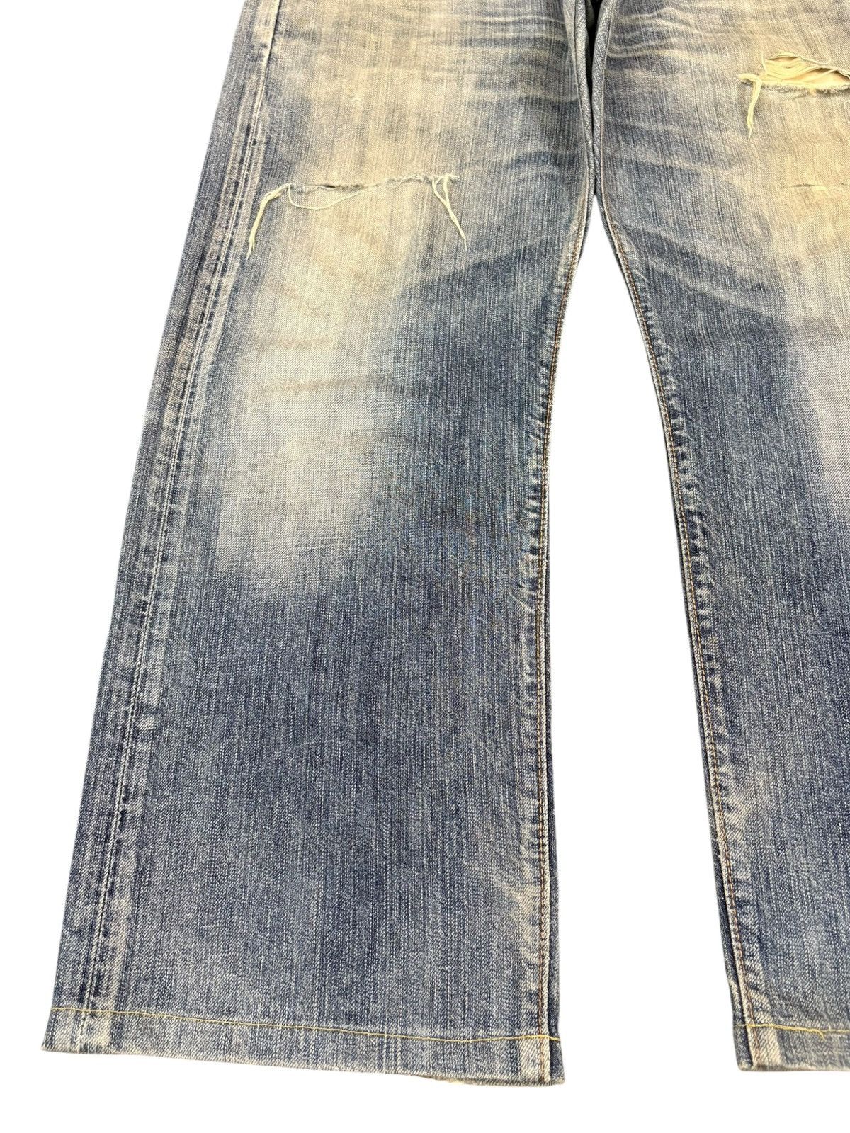 Edwin Vintage Edwin 503RV Mud Wash Distressed Loose Baggy Jeans Size US 36 / EU 52 - 6 Thumbnail