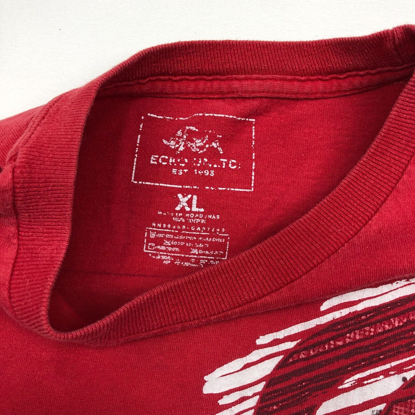 Ecko Unltd. × Vintage Y2K Ecko UNLTD Shoulder Chest Logo Red Tee T Shirt Size XL Size US XL / EU 56 / 4 - 4 Thumbnail