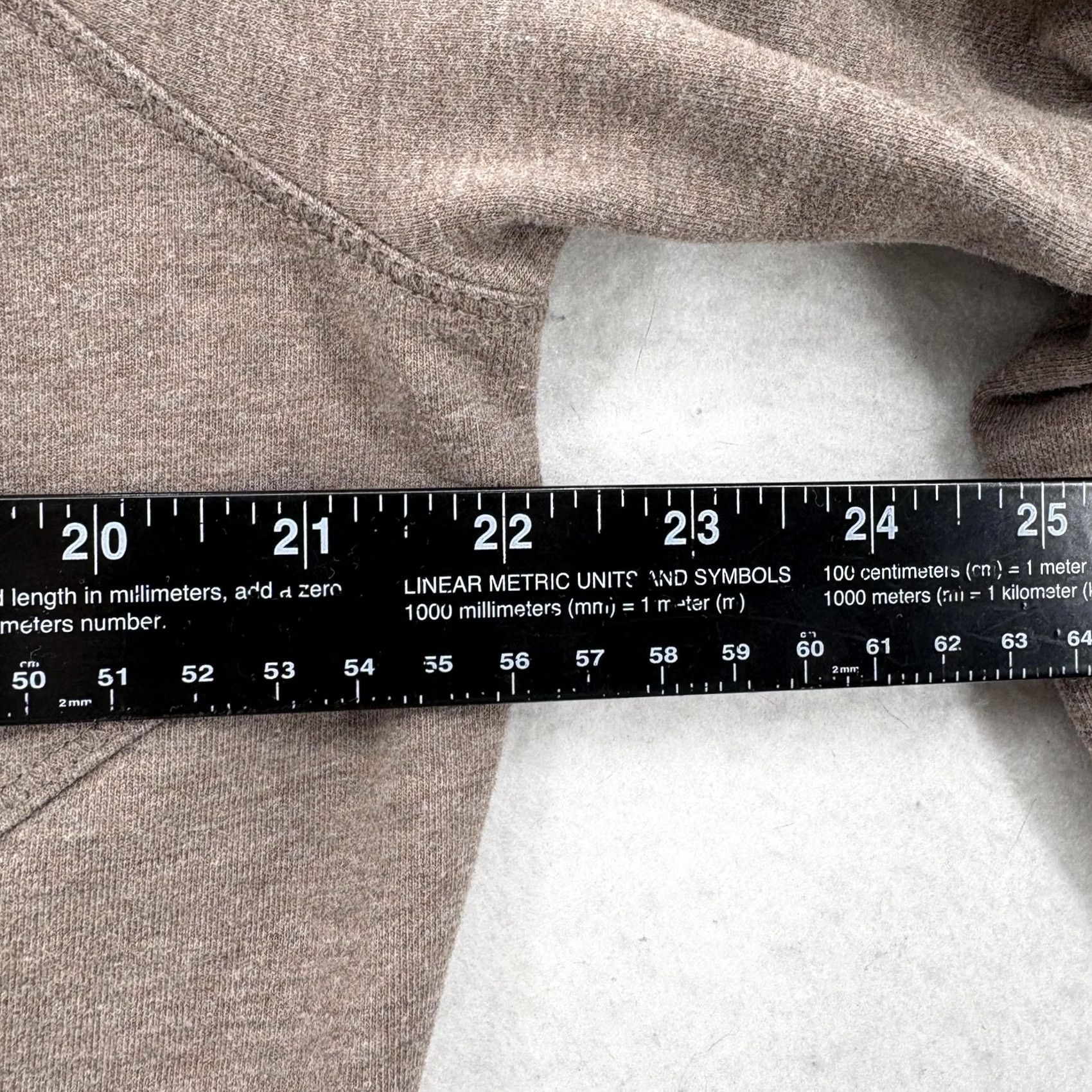 Vintage L.L.Bean Womens XL Brown Cowl Neck Fleece Pullover Kangaroo Pocket Size XL / US 12-14 / IT 48-50 - 7 Thumbnail