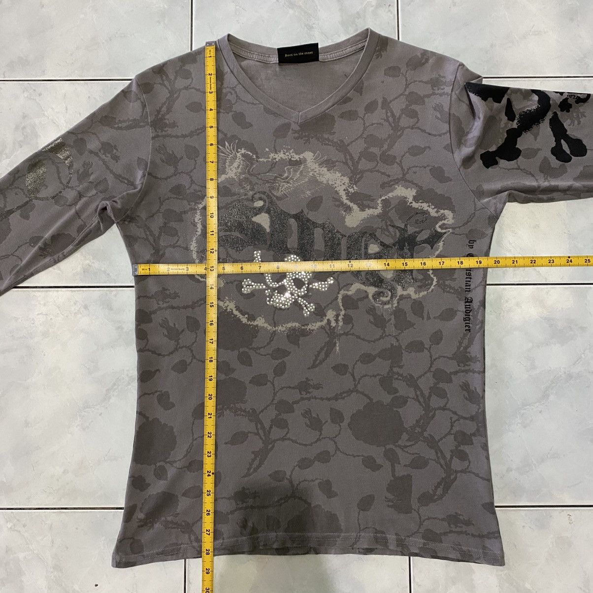 Christian Audigier Smet by Christian Audigier Los Angeles Skull Revolver Gothic Size L / US 10 / IT 46 - 22 Thumbnail