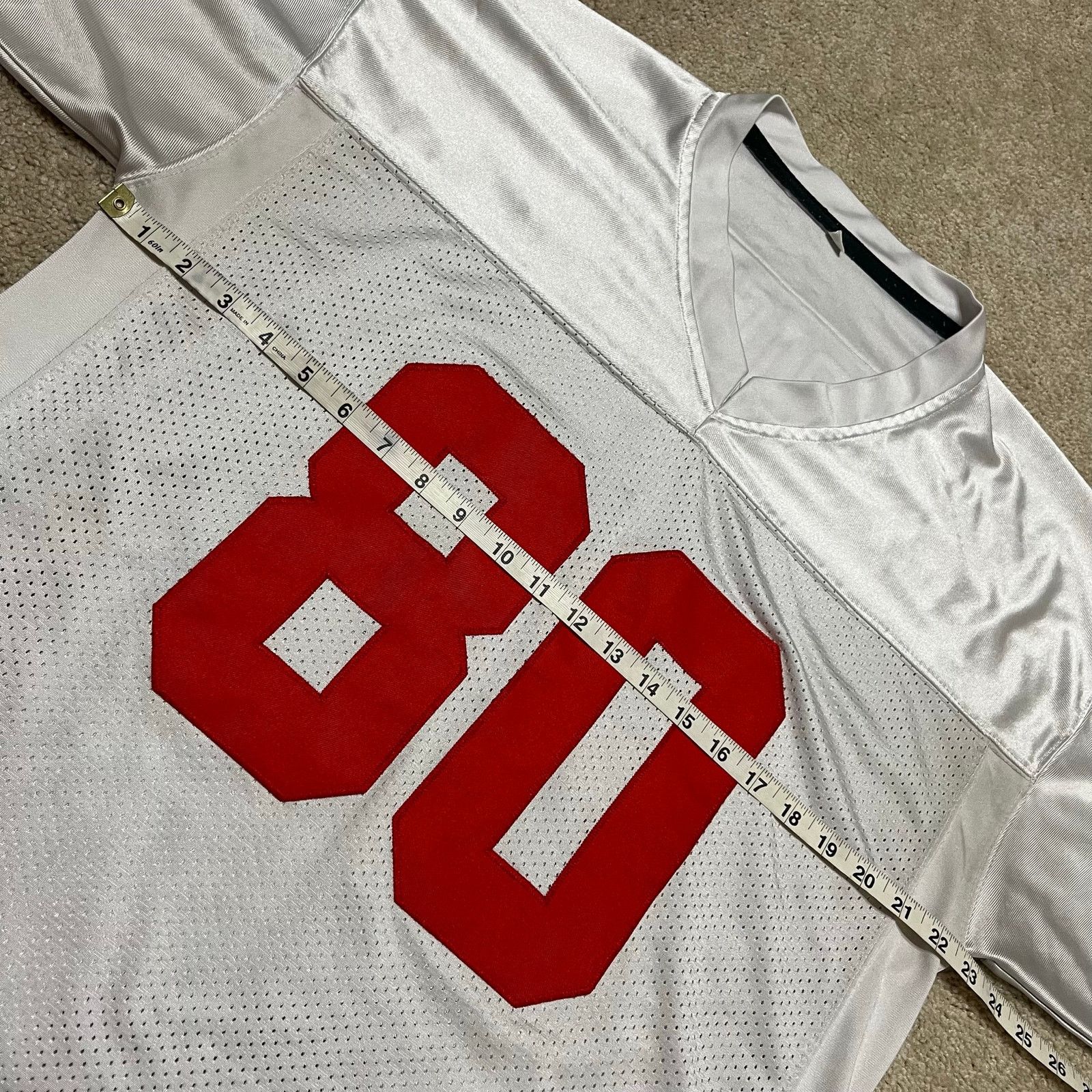 Other Vintage San Francisco 49ers Jerry Rice White Football Jersey Size US L / EU 52-54 / 3 - 5 Thumbnail