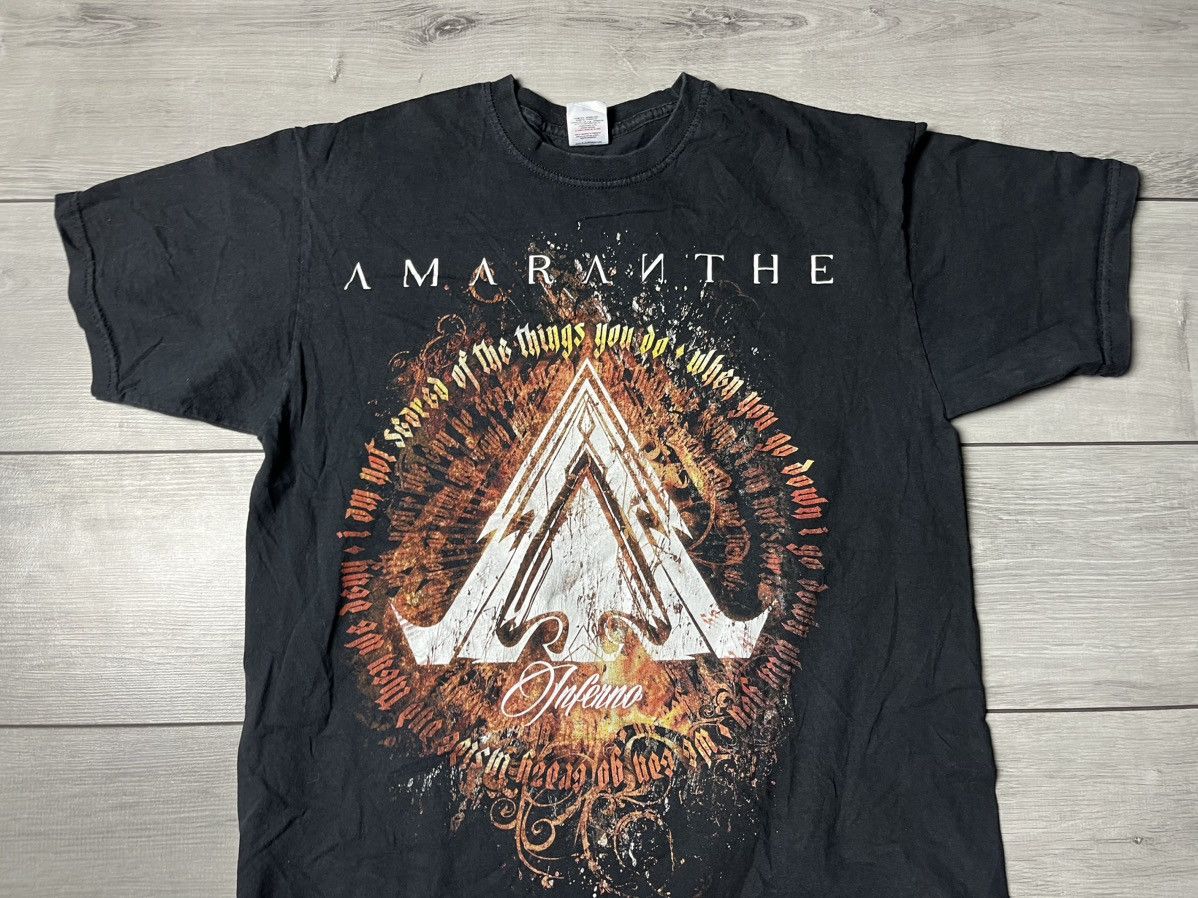 Band Tees Amaranthe Tshirt rock band tee size Large vintage Size US L / EU 52-54 / 3 - 3 Thumbnail