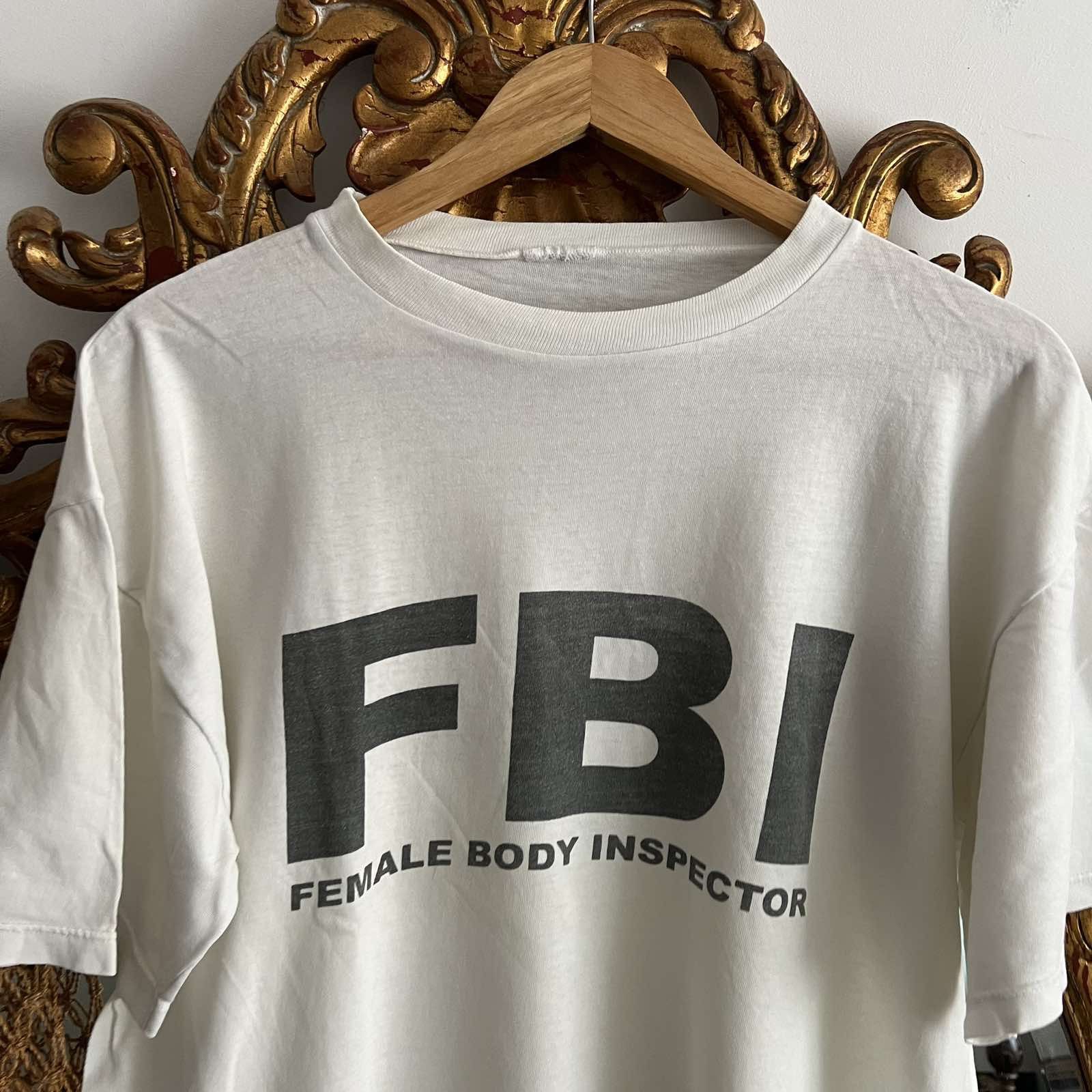 Other Vintage FBI Faded Tee Female Body Inspector Sz XL Size US XL / EU 56 / 4 - 2 Thumbnail