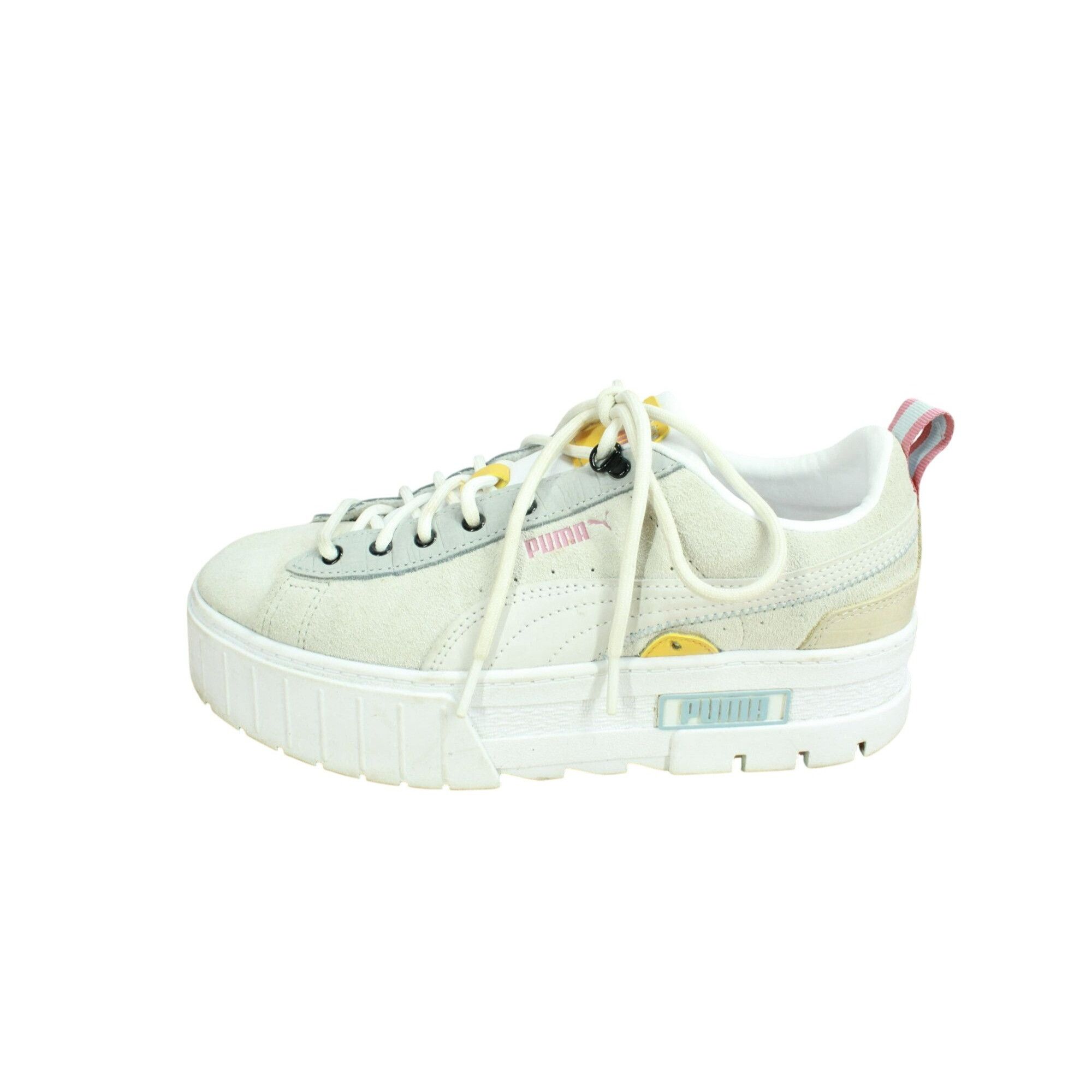 Puma Puma Mayze Women's Cream Suede Bright Heights Sneakers Size US 9.5 / IT 39.5 - 1 Thumbnail