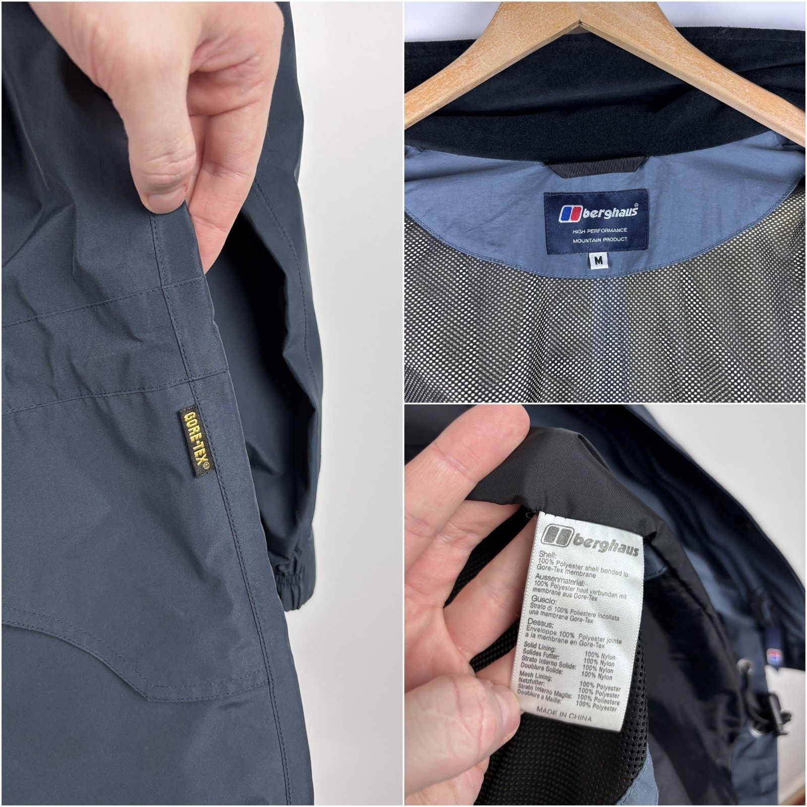 Berghaus Vintage Berghaus Gore-Tex Outdoor Waterproof Jacket Size M Size US M / EU 48-50 / 2 - 11 Thumbnail