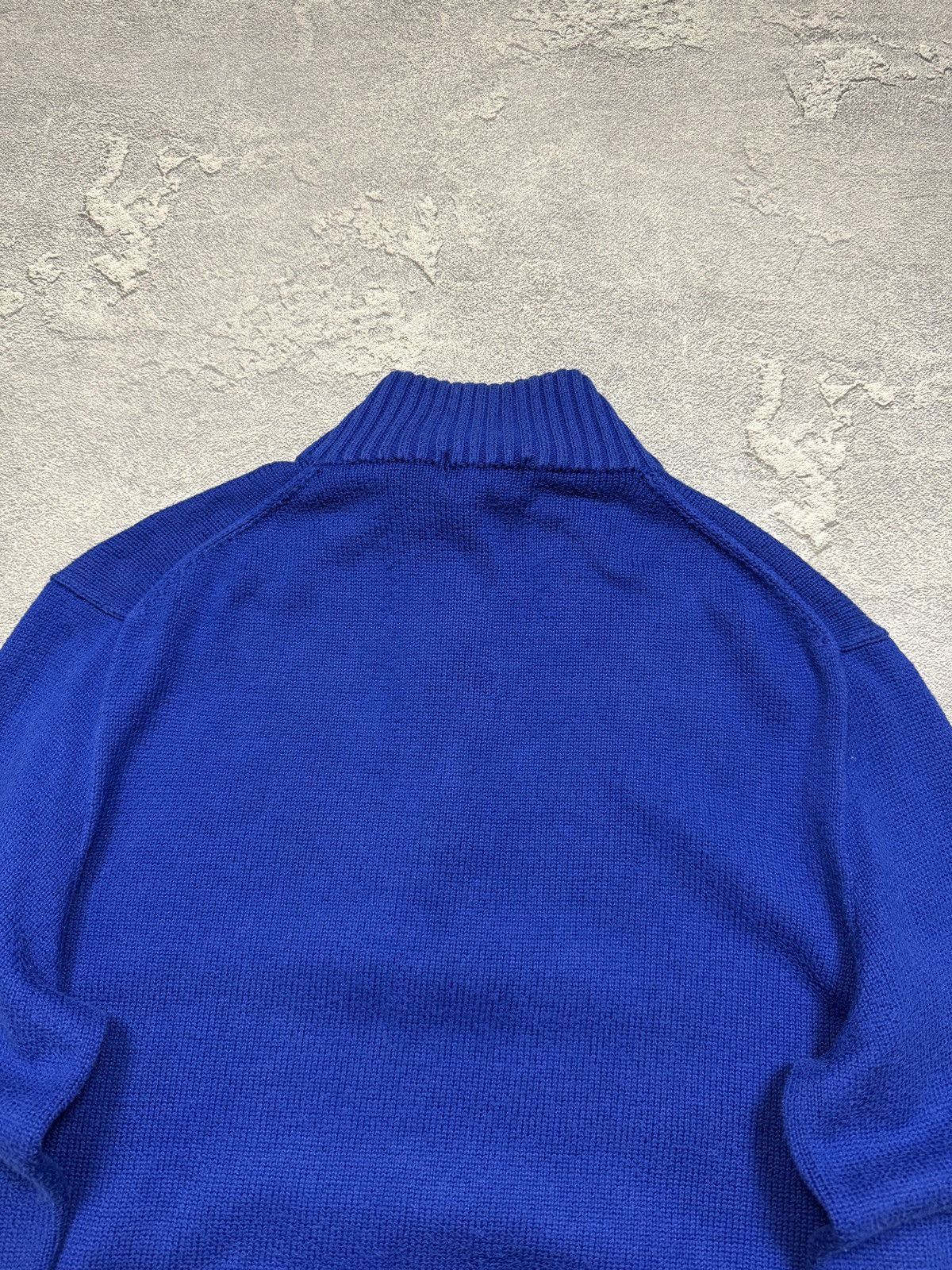 Polo Ralph Lauren Mens Vintage Polo Ralph Lauren 1/3 zip sweatshirt blue rare Size US L / EU 52-54 / 3 - 18 Thumbnail