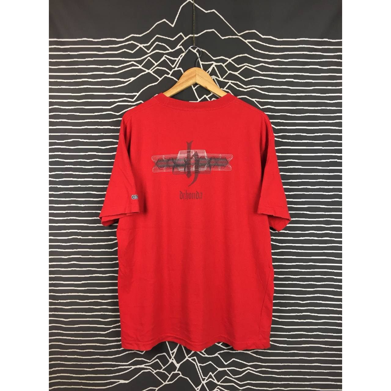 Japanese Brand × Rap Tees × Vintage Vtg DJ Honda Big Logo Streetwear Hip Hop Rap Tees Size US XL / EU 56 / 4 - 2 Thumbnail