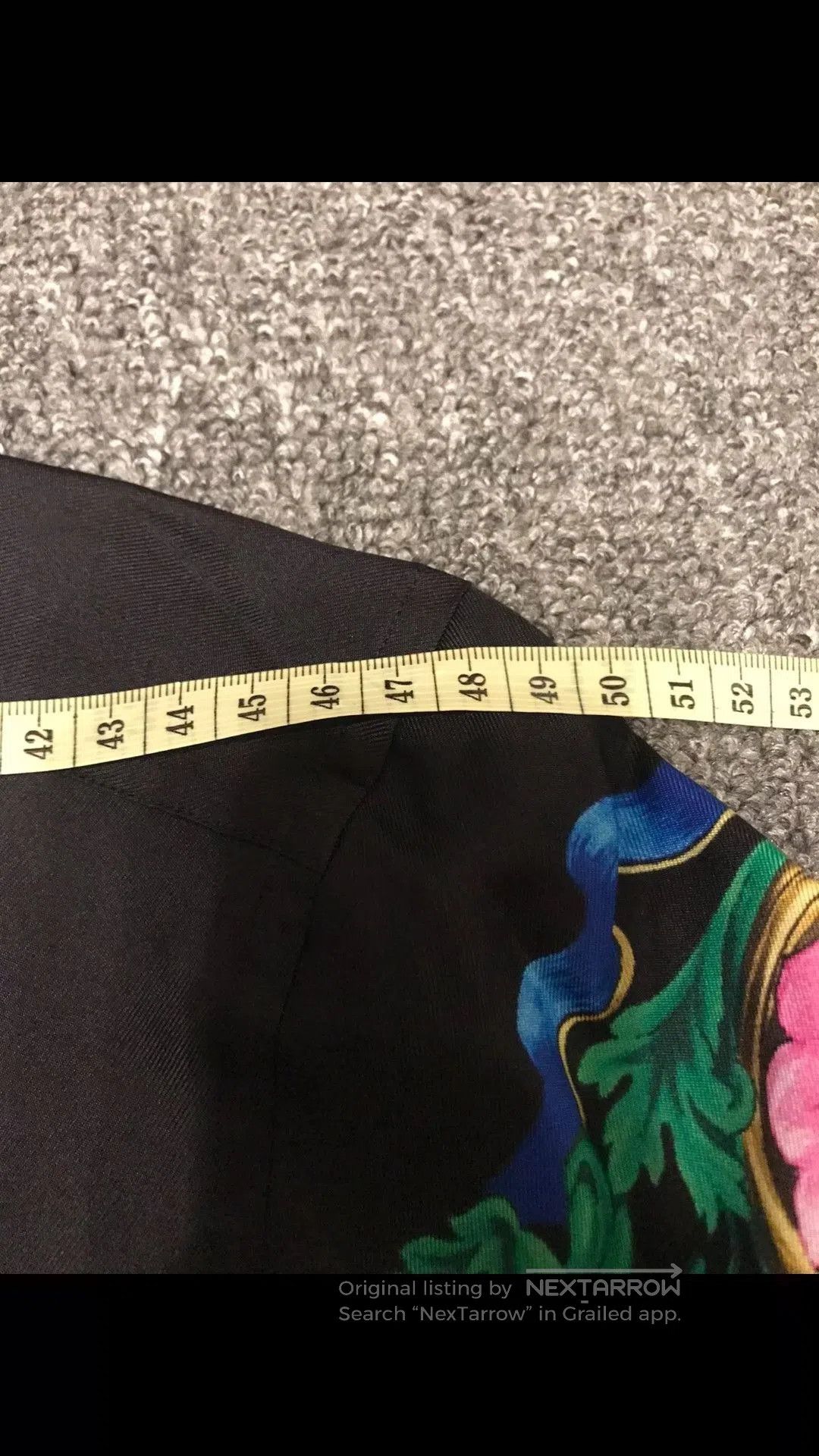 Versace Versace Long-Sleeve Silk Floral Shirt. Size US M / EU 48-50 / 2 - 6 Thumbnail