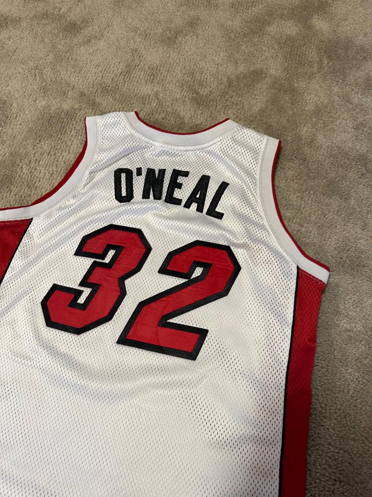 Champion MIAMI HEAT NBA SHIRT O'NEAL CHAMPION JERSEY SHIRT CAMISETA Size US L / EU 52-54 / 3 - 8 Thumbnail