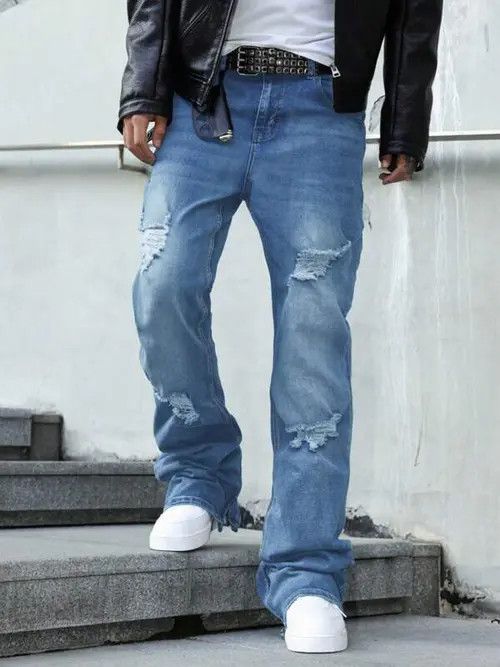 Japanese Brand Fujita x Aoshi Stacked denim jeans DRIP Size US 32 / EU 48 - 4 Thumbnail