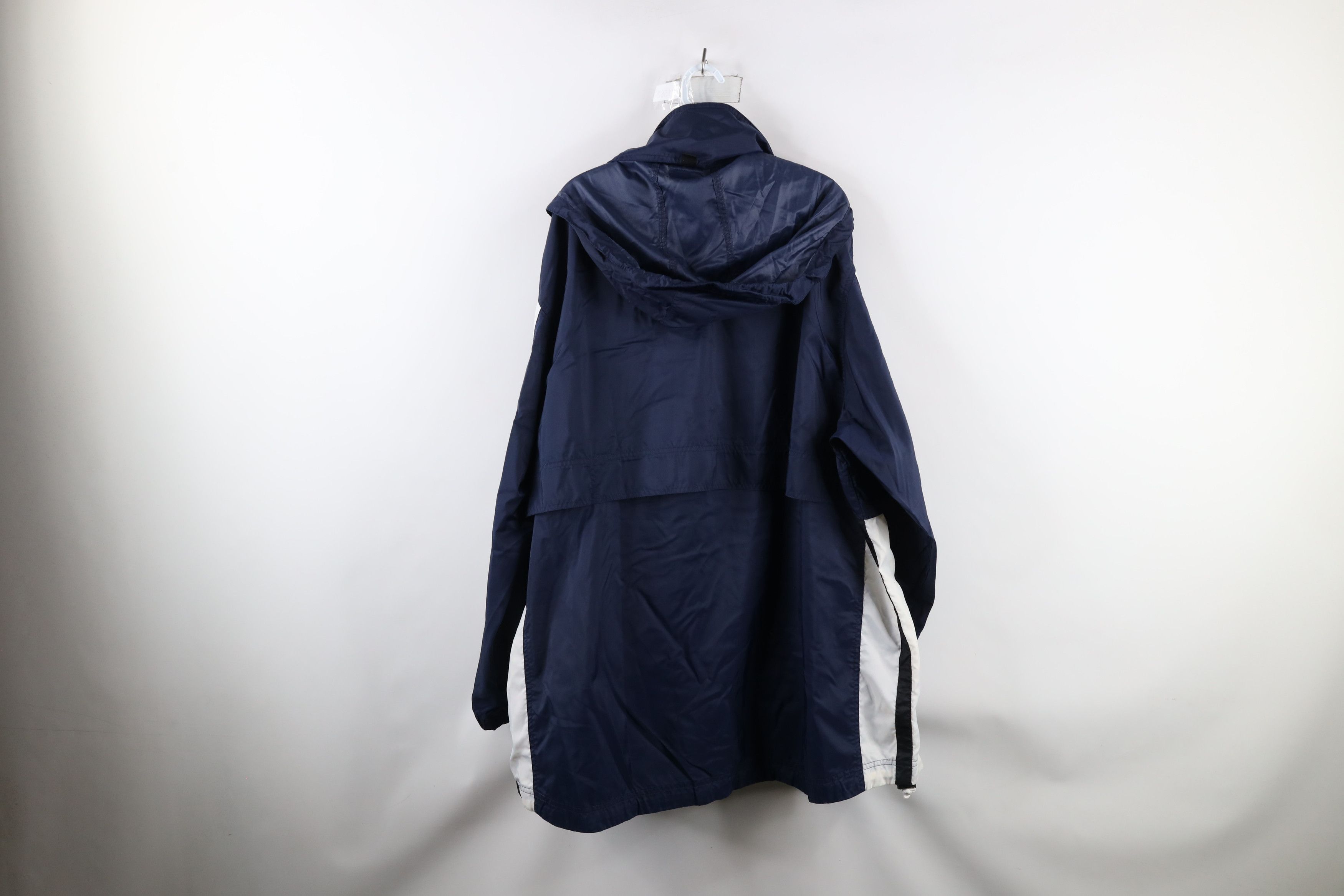 Nike × Vintage Vintage 90s Nike Mini Swoosh Hooded Pullover Anorak Jacket Size US XXL / EU 58 / 5 - 14 Thumbnail