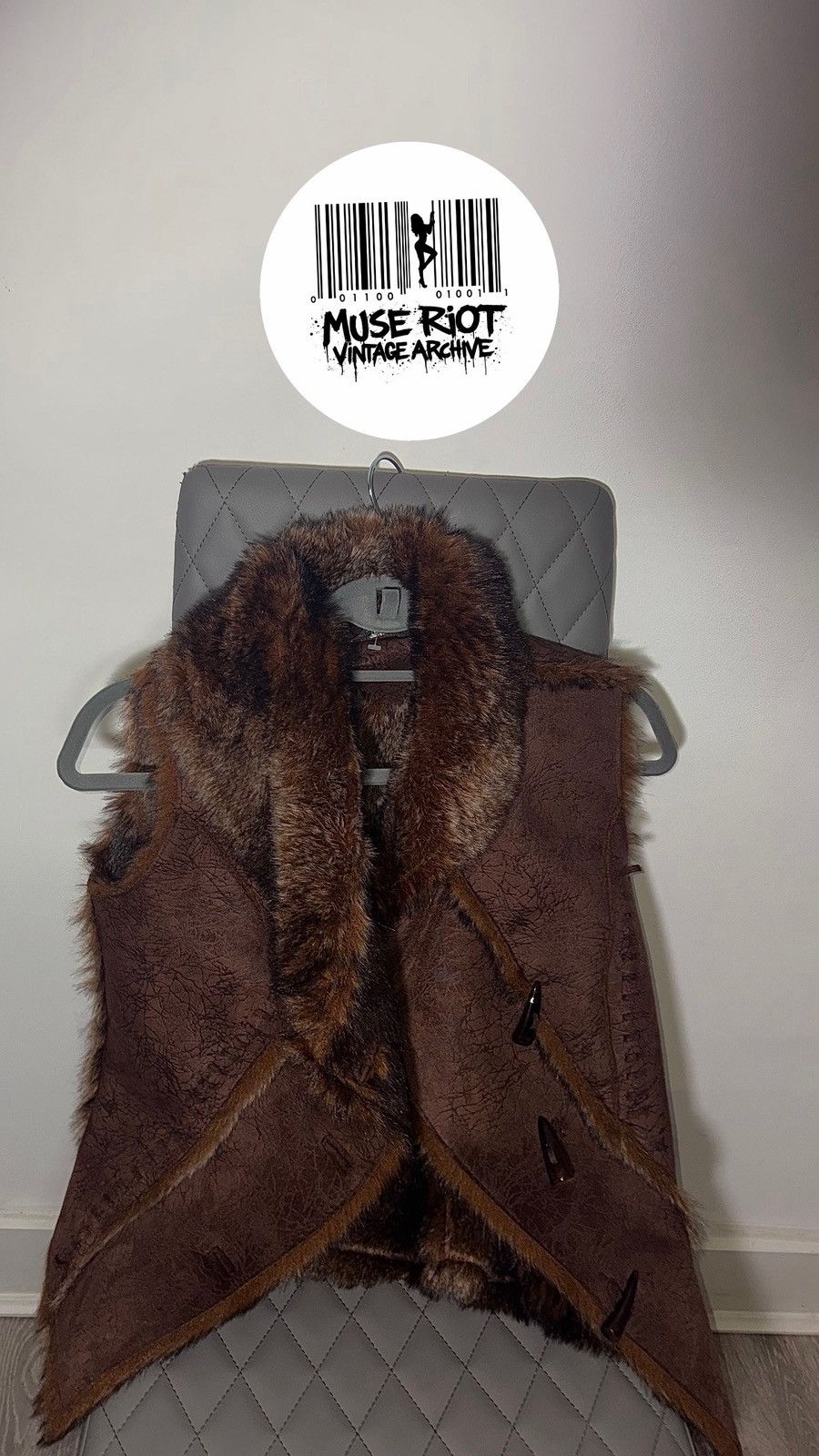 Other Vintage Jane Norman Gilet Size S / US 4 / IT 40 - 3 Thumbnail
