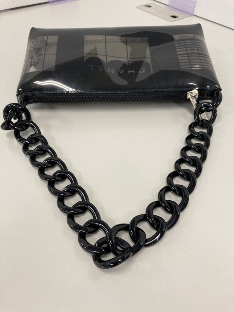 Chanel Vinyl Coco Window Pochette Size ONE SIZE - 11 Thumbnail