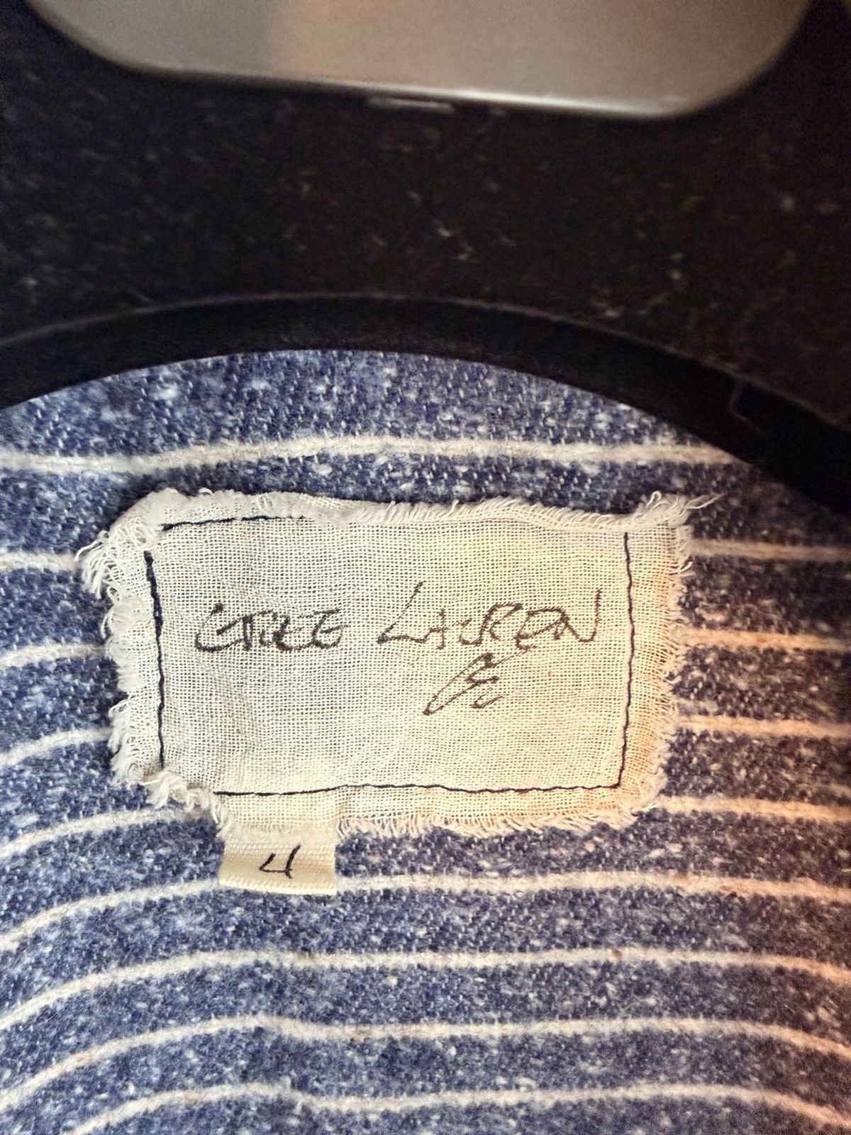 Greg Lauren Duffle Denim Mixed Media Peacoat Size US XL / EU 56 / 4 - 5 Thumbnail