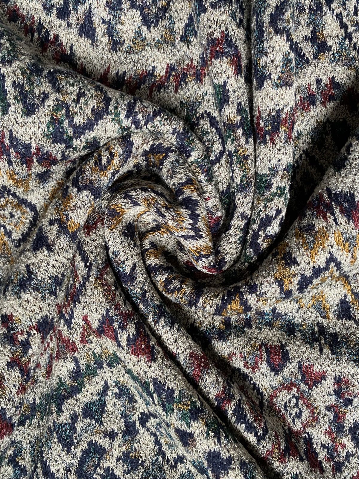 Other Coogi style vintage knit sweater abstract pattern Size US M / EU 48-50 / 2 - 10 Thumbnail