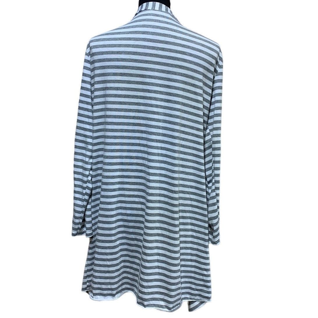 Other Arianna by Howard's Women's Striped Open Cardigan, S/M Size ONE SIZE - 3 Thumbnail
