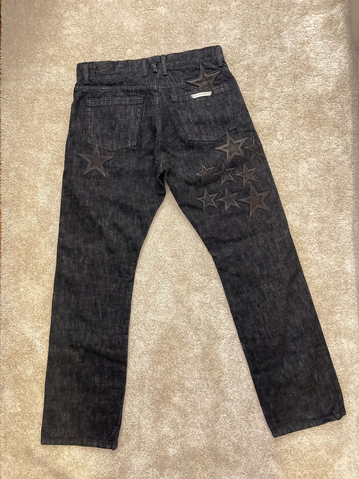 Chrome Hearts Chrome Hearts Star patch Denim Fleurknee Size US 32 / EU 48 - 2 Thumbnail