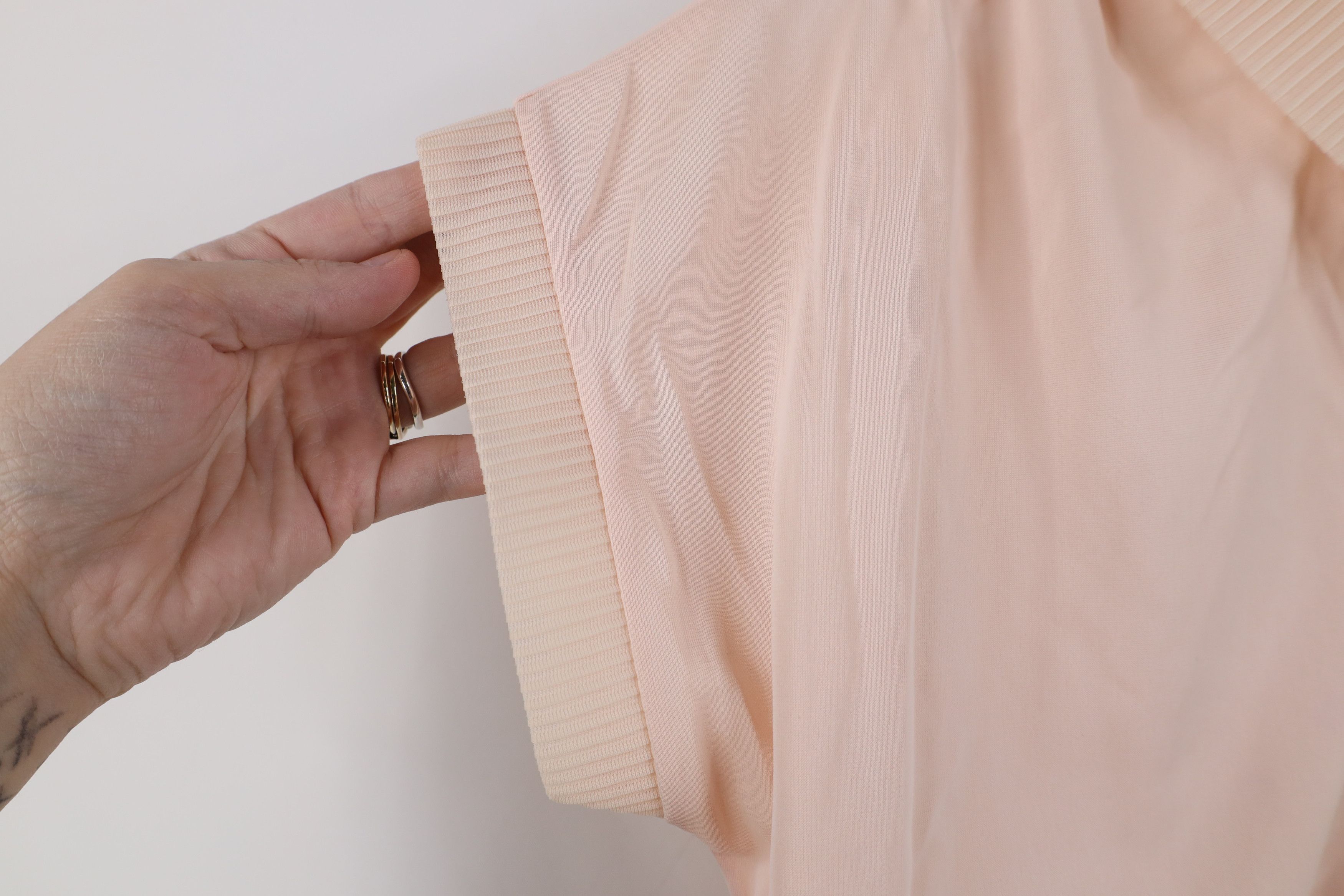 Vintage Vintage 50s Rockabilly Regency Ribbed Button Shirt Pink USA Size M / US 6-8 / IT 42-44 - 6 Thumbnail